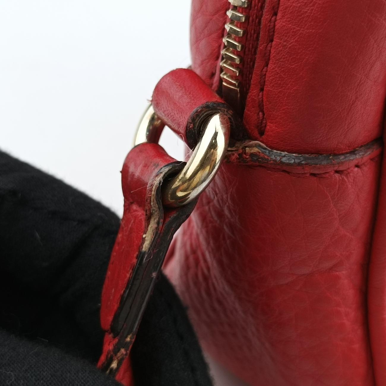 Secondhand Gucci Soho Red Leather 308364 shoulderbag | stylenewstar