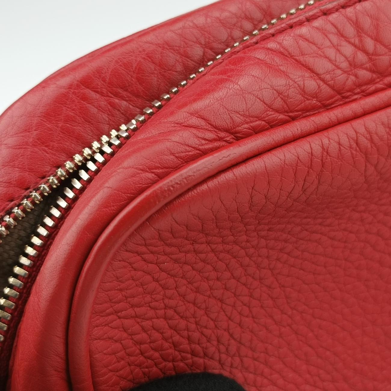 Secondhand Gucci Soho Red Leather 308364 shoulderbag | stylenewstar