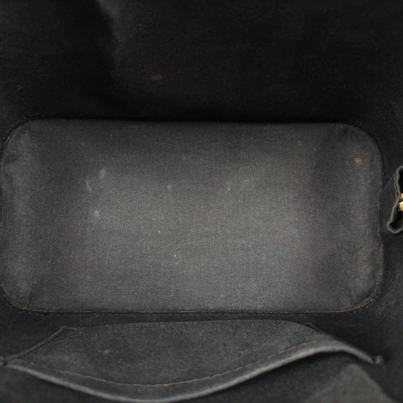 Pre-owned Louis Vuitton Nicolas Squiere Sticker Alma BB Ivory x black x multicolor Vernis M50419 shoulderbag | stylenewstar