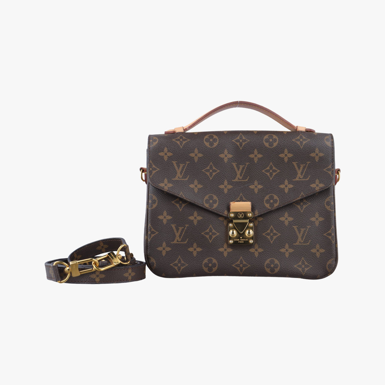 Vintage Louis Vuitton Pochette Metis MM Brown Monogram Canvas M44875 shoulderbag | stylenewstar