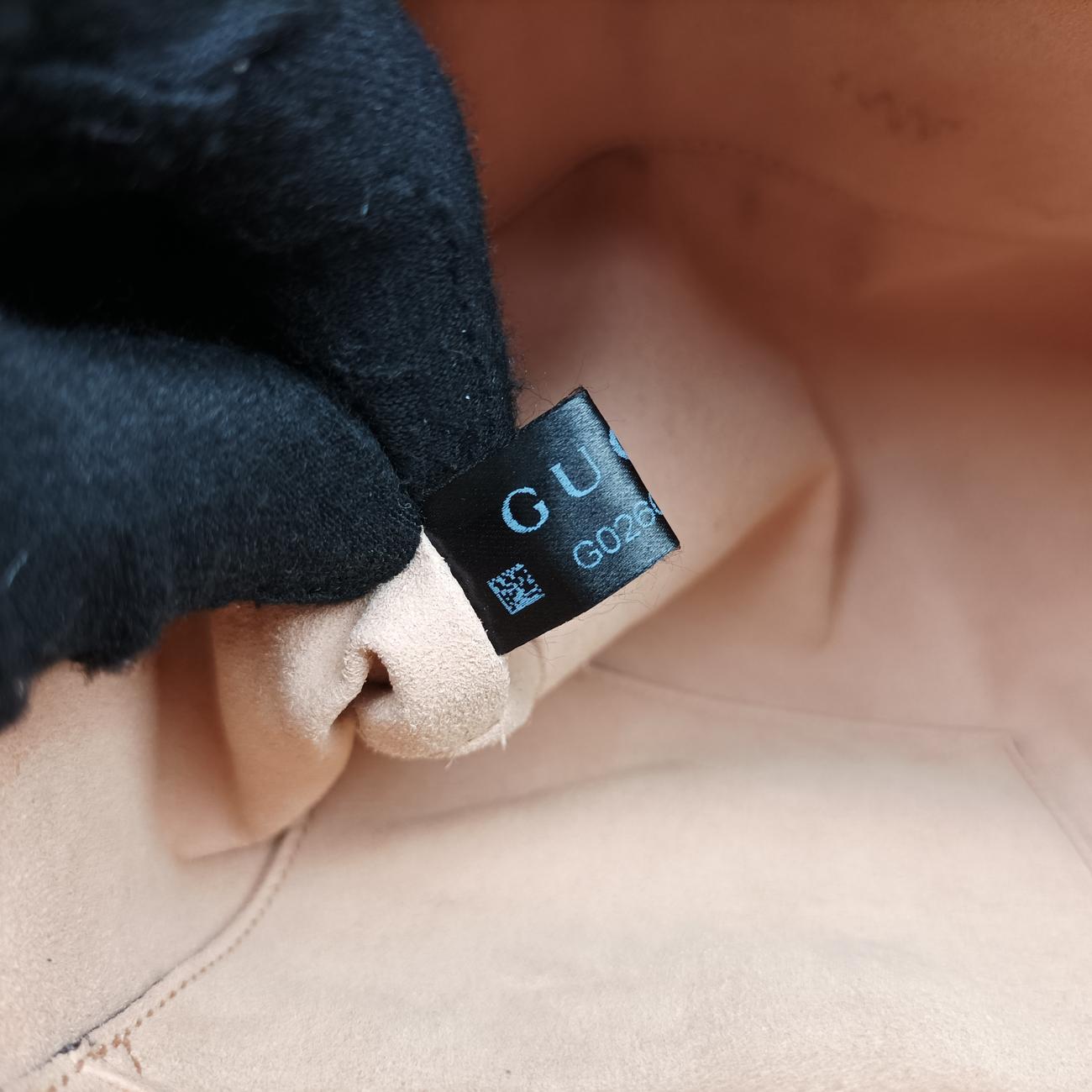 Pre-owned Gucci Ophidia Navy×red Suede 499621 shoulderbag | stylenewstar