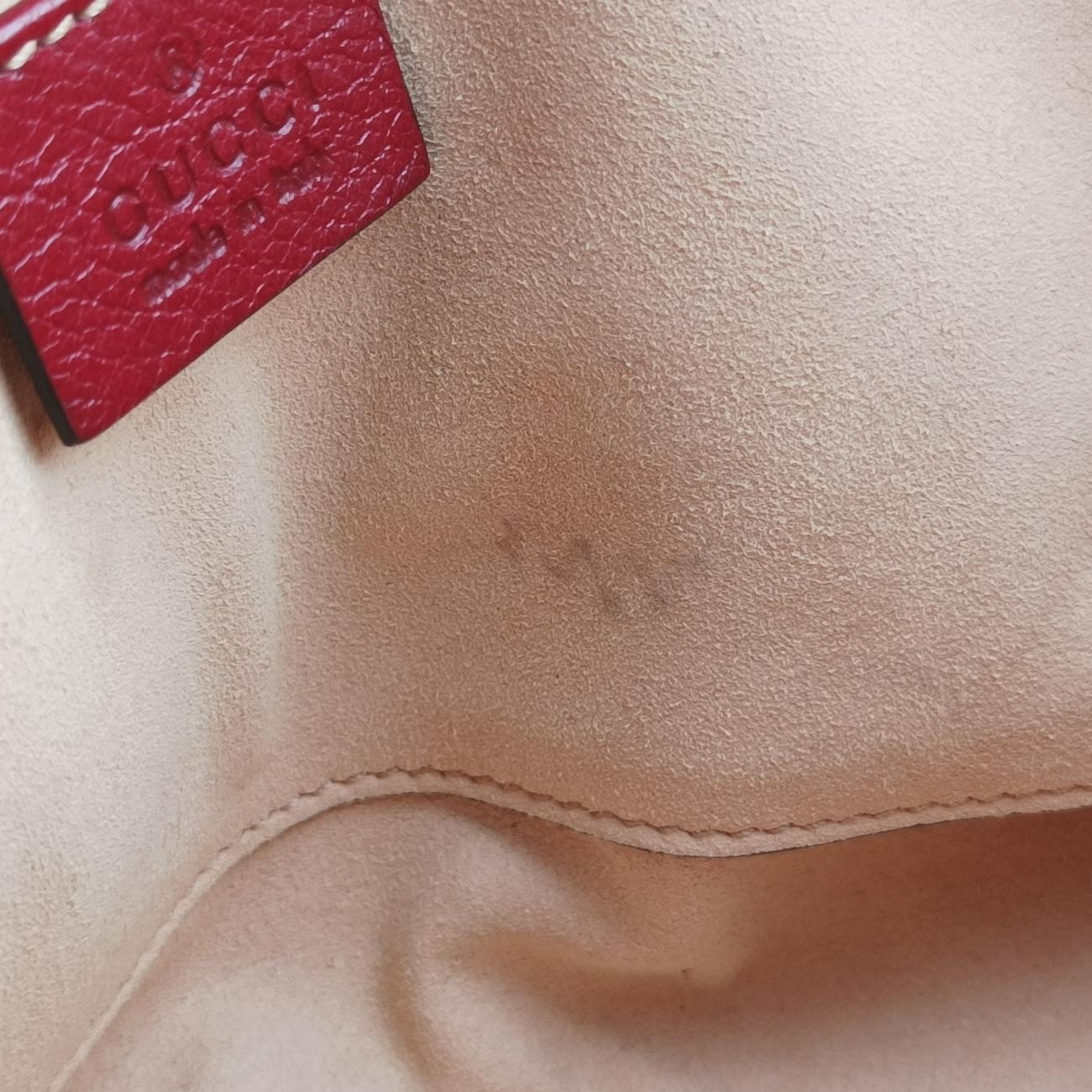 Pre-owned Gucci Ophidia Navy×red Suede 499621 shoulderbag | stylenewstar