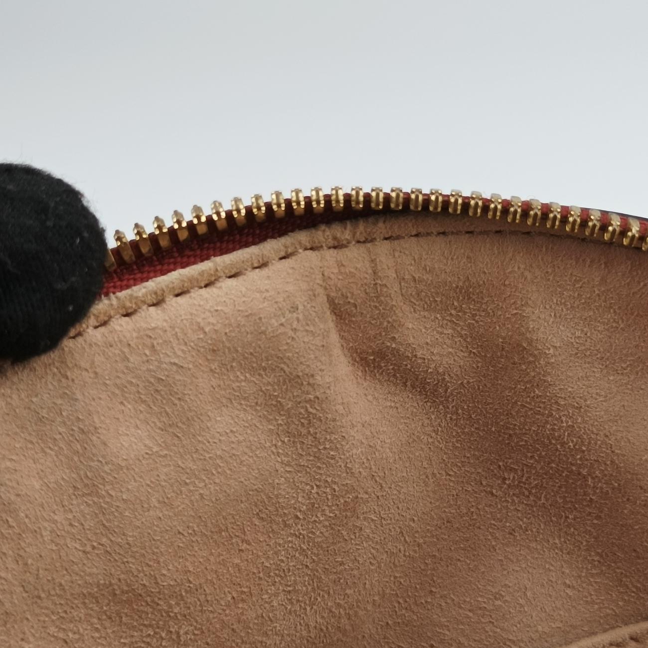 Pre-owned Gucci Ophidia Navy×red Suede 499621 shoulderbag | stylenewstar