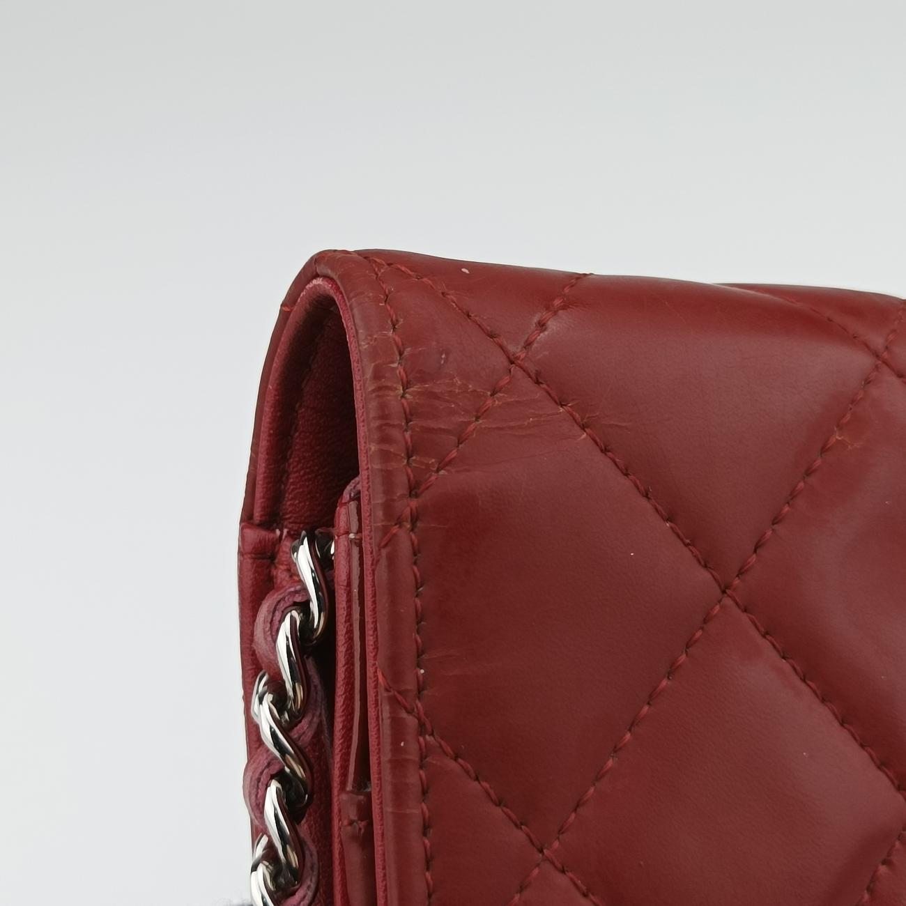 Vintage Chanel Matelasse coco mark Red Patent A48692 shoulderbag | stylenewstar