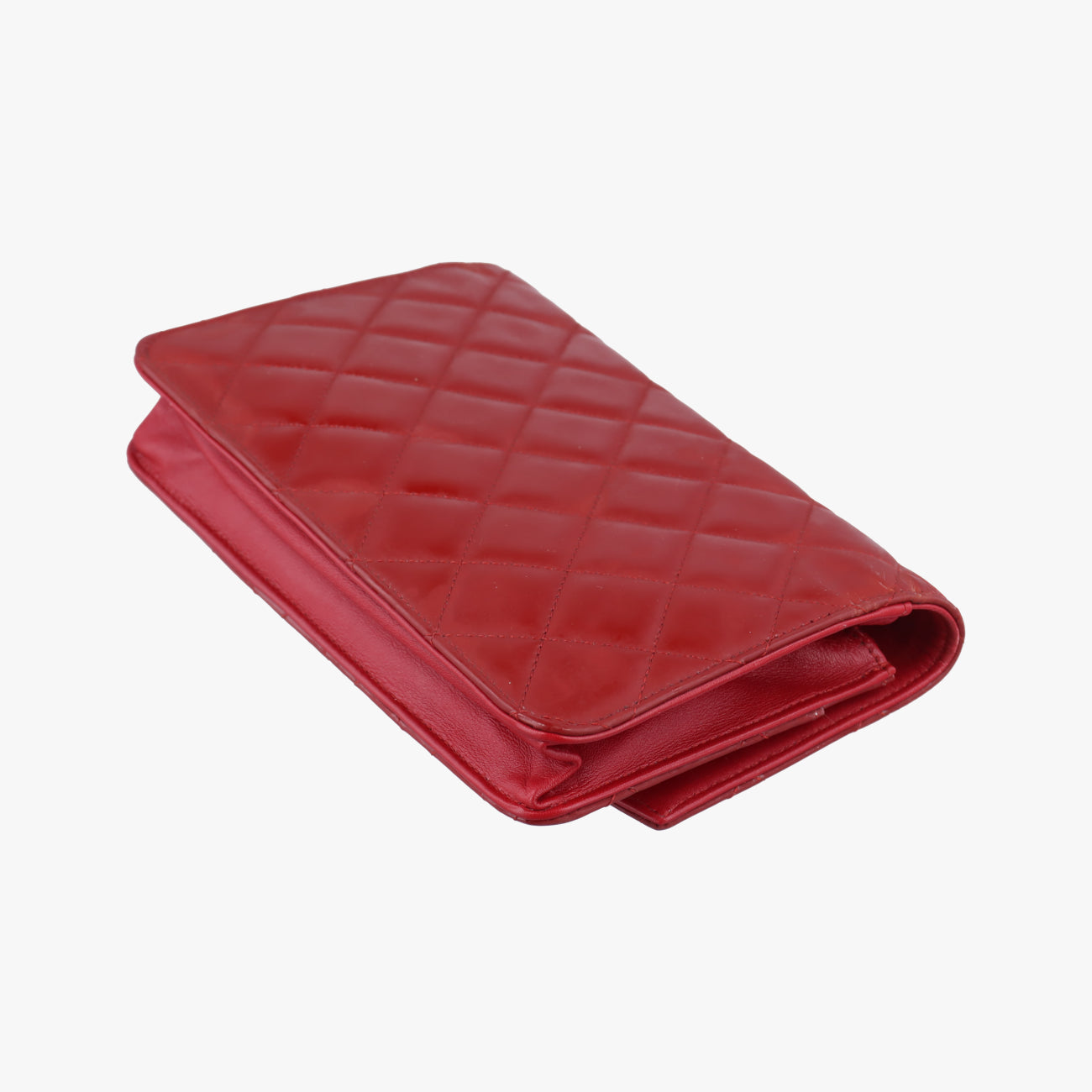 Vintage Chanel Matelasse coco mark Red Patent A48692 shoulderbag | stylenewstar