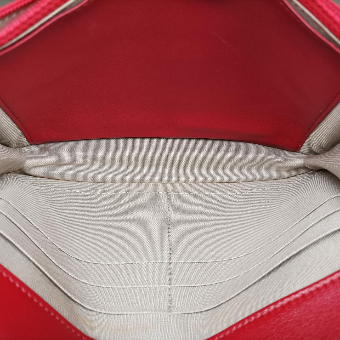 Vintage Chanel Matelasse coco mark Red Patent A48692 shoulderbag | stylenewstar