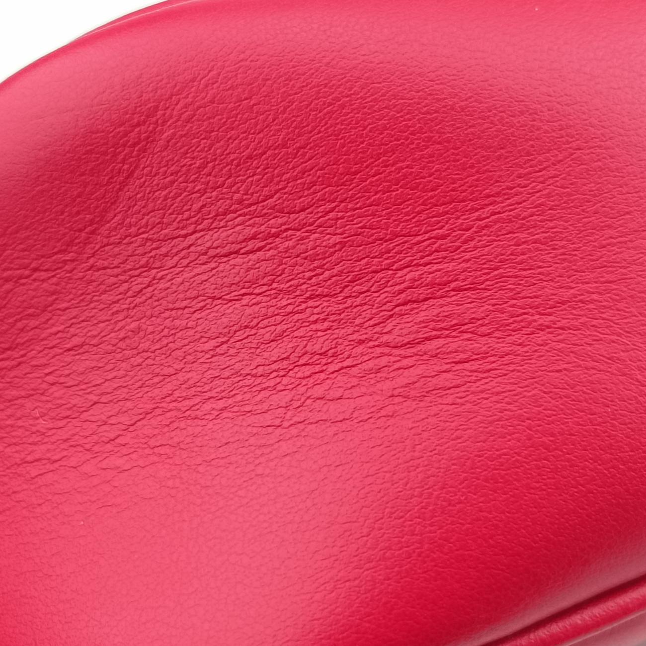 Secondhand Gucci GG Marmont Red Leather 448065 shoulderbag | stylenewstar