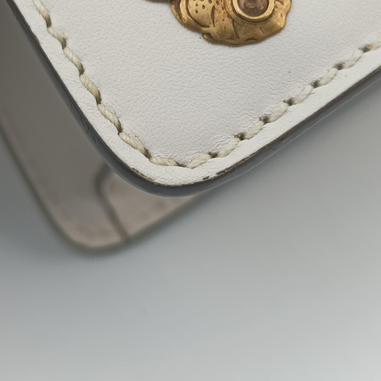 Pre-owned Gucci Sylvie White×multicolor Leather 470270 shoulderbag | stylenewstar