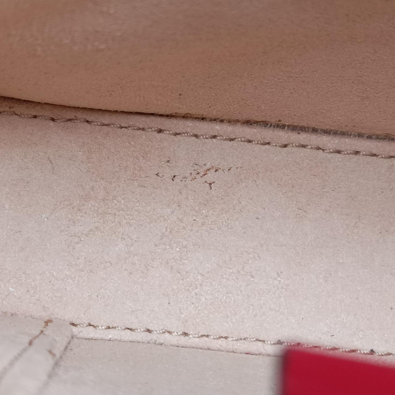 Pre-owned Gucci HORSEBIT 1955 Red Leather 625615 shoulderbag | stylenewstar