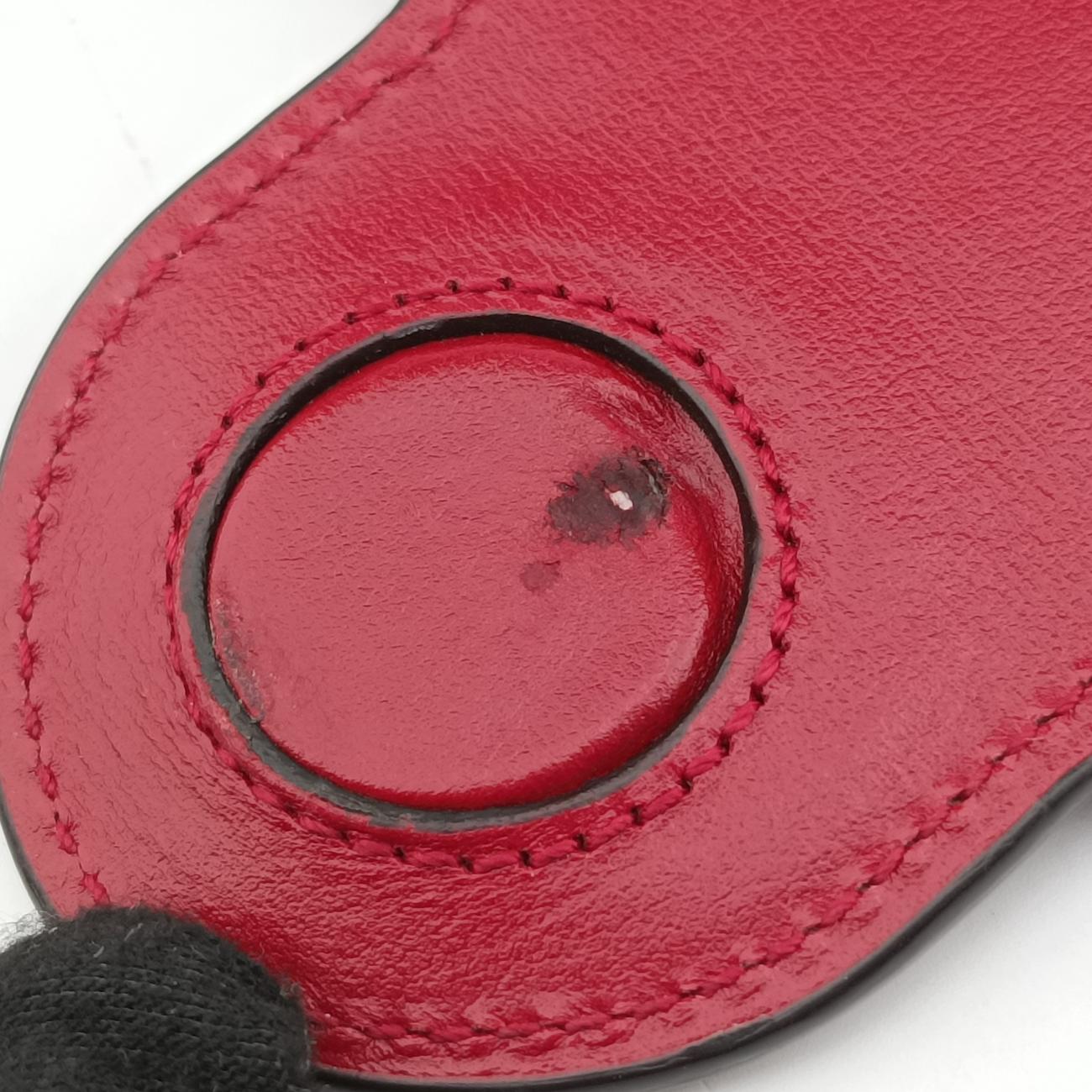 Pre-owned Gucci HORSEBIT 1955 Red Leather 625615 shoulderbag | stylenewstar