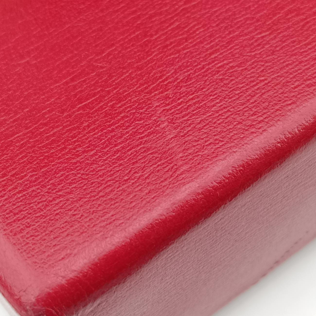 Pre-owned Gucci HORSEBIT 1955 Red Leather 625615 shoulderbag | stylenewstar