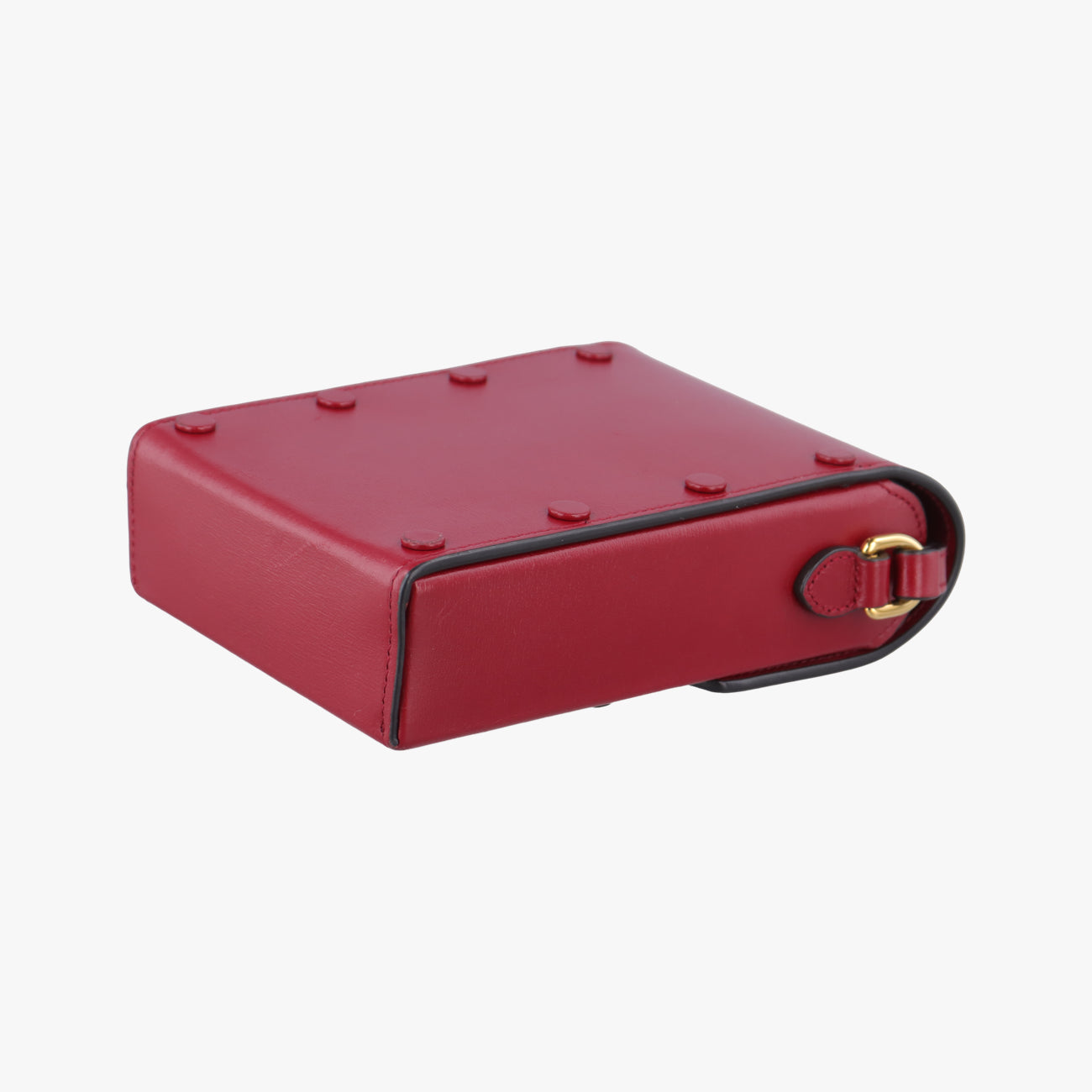 Pre-owned Gucci HORSEBIT 1955 Red Leather 625615 shoulderbag | stylenewstar