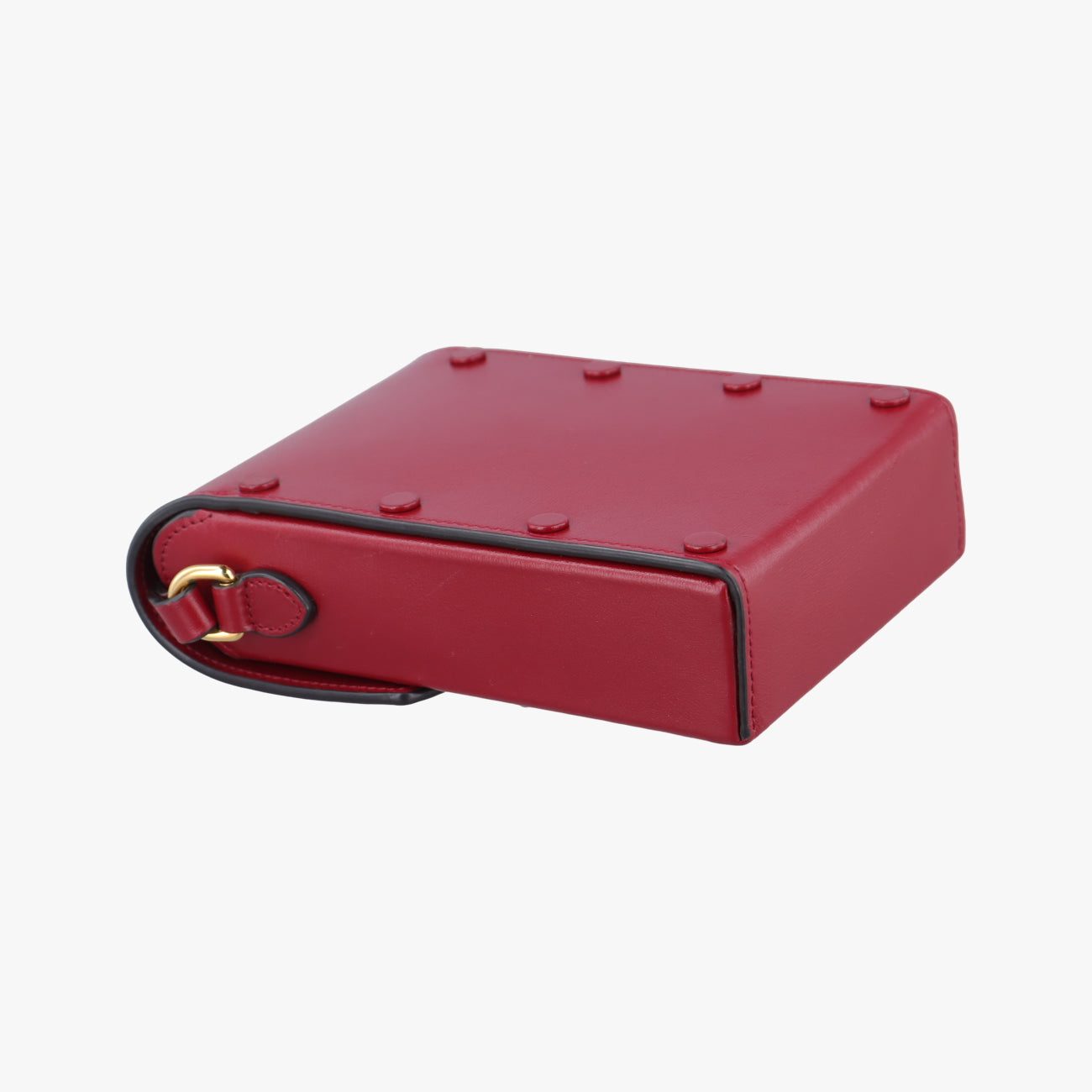 Pre-owned Gucci HORSEBIT 1955 Red Leather 625615 shoulderbag | stylenewstar