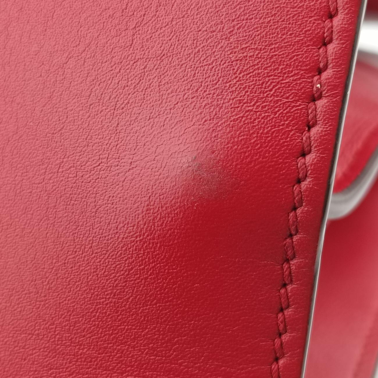 Secondhand Gucci Bamboo Web Nymphaea Red Leather 453764 shoulderbag | stylenewstar