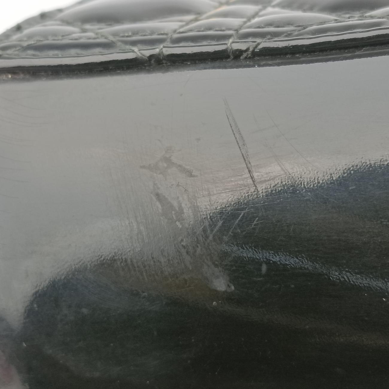 Pre-owned Christian Dior Lady Dior Black Patent  shoulderbag | stylenewstar