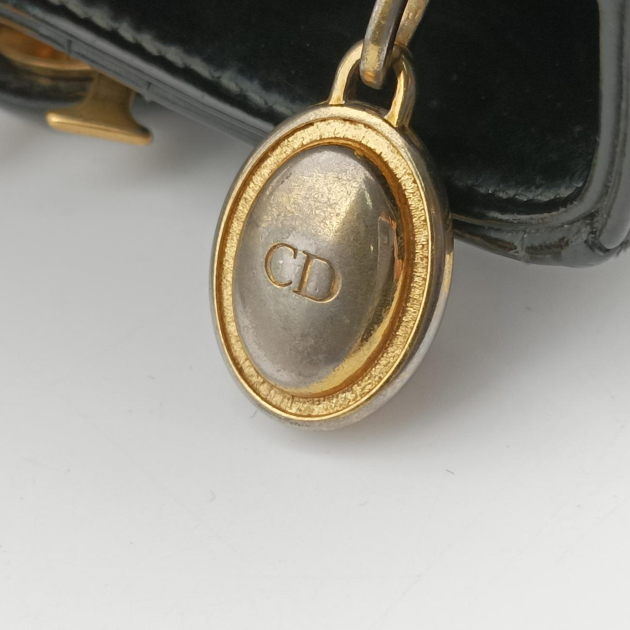 Pre-owned Christian Dior Lady Dior Black Patent  shoulderbag | stylenewstar