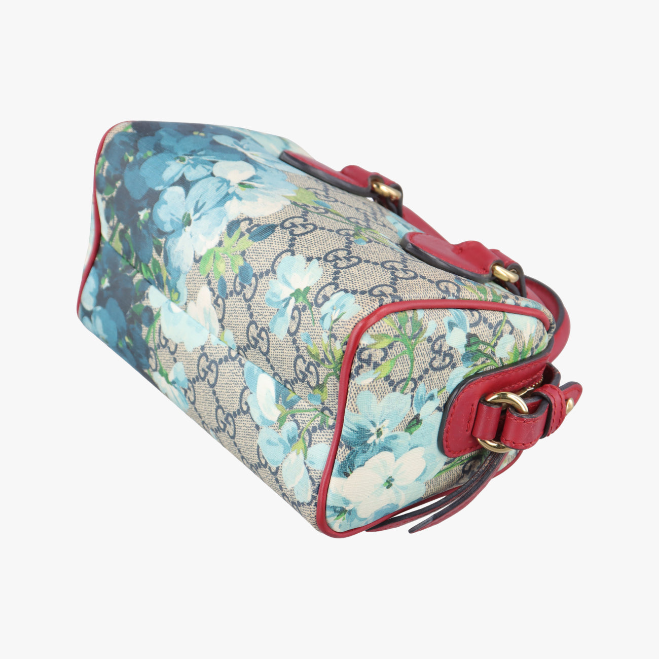 Vintage Gucci GG Blooms Beige×Red×Multicolour PVC coated canvas 432123 shoulderbag | stylenewstar