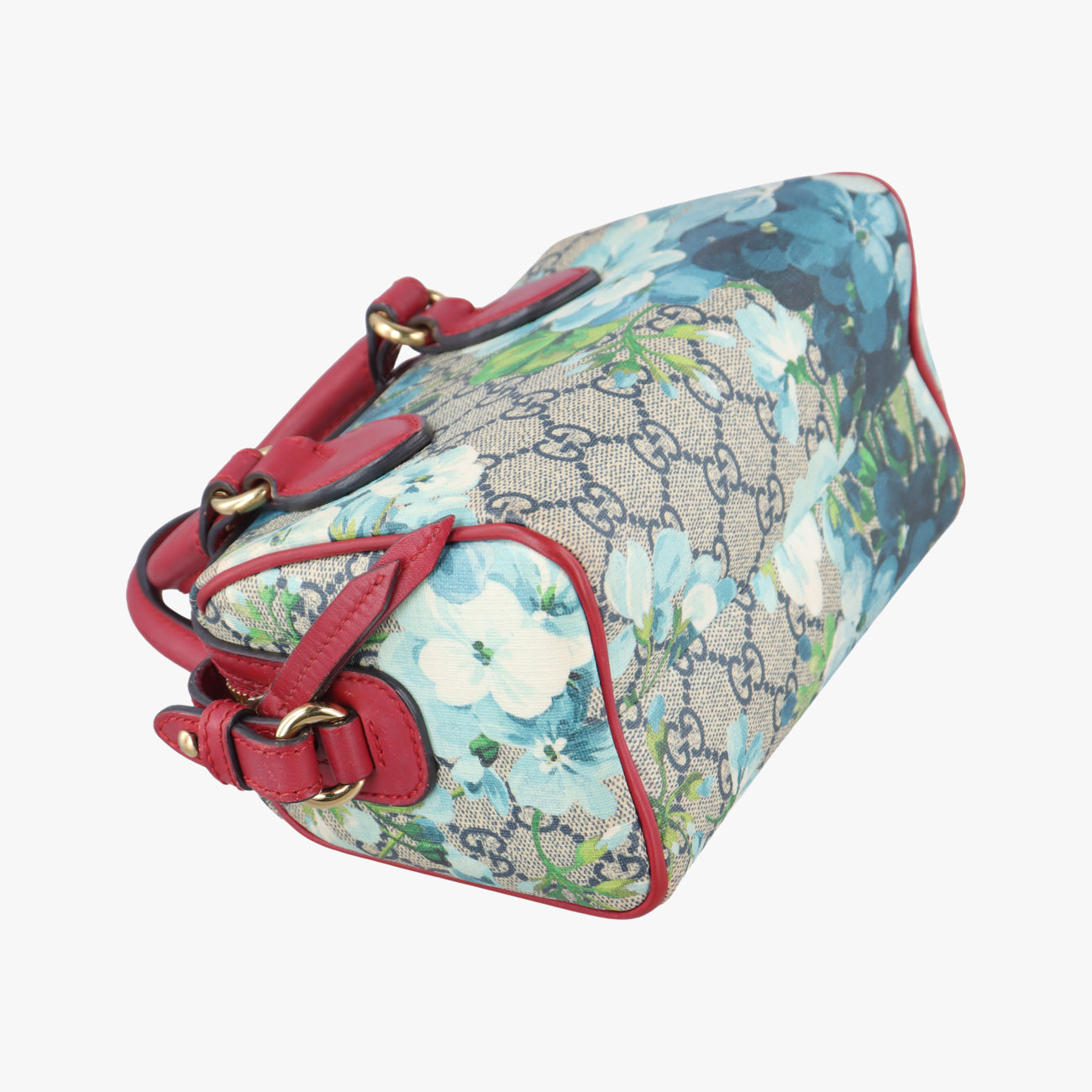 Vintage Gucci GG Blooms Beige×Red×Multicolour PVC coated canvas 432123 shoulderbag | stylenewstar