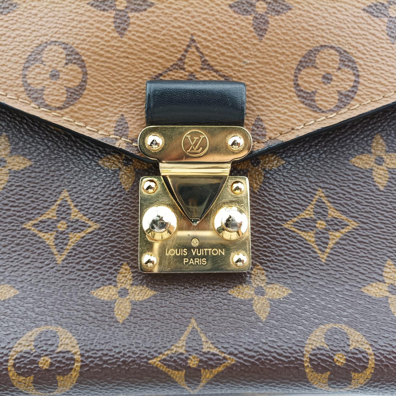 Pre-owned Louis Vuitton Pochette Metis MM Brown Monogram Canvas M44876 shoulderbag | stylenewstar