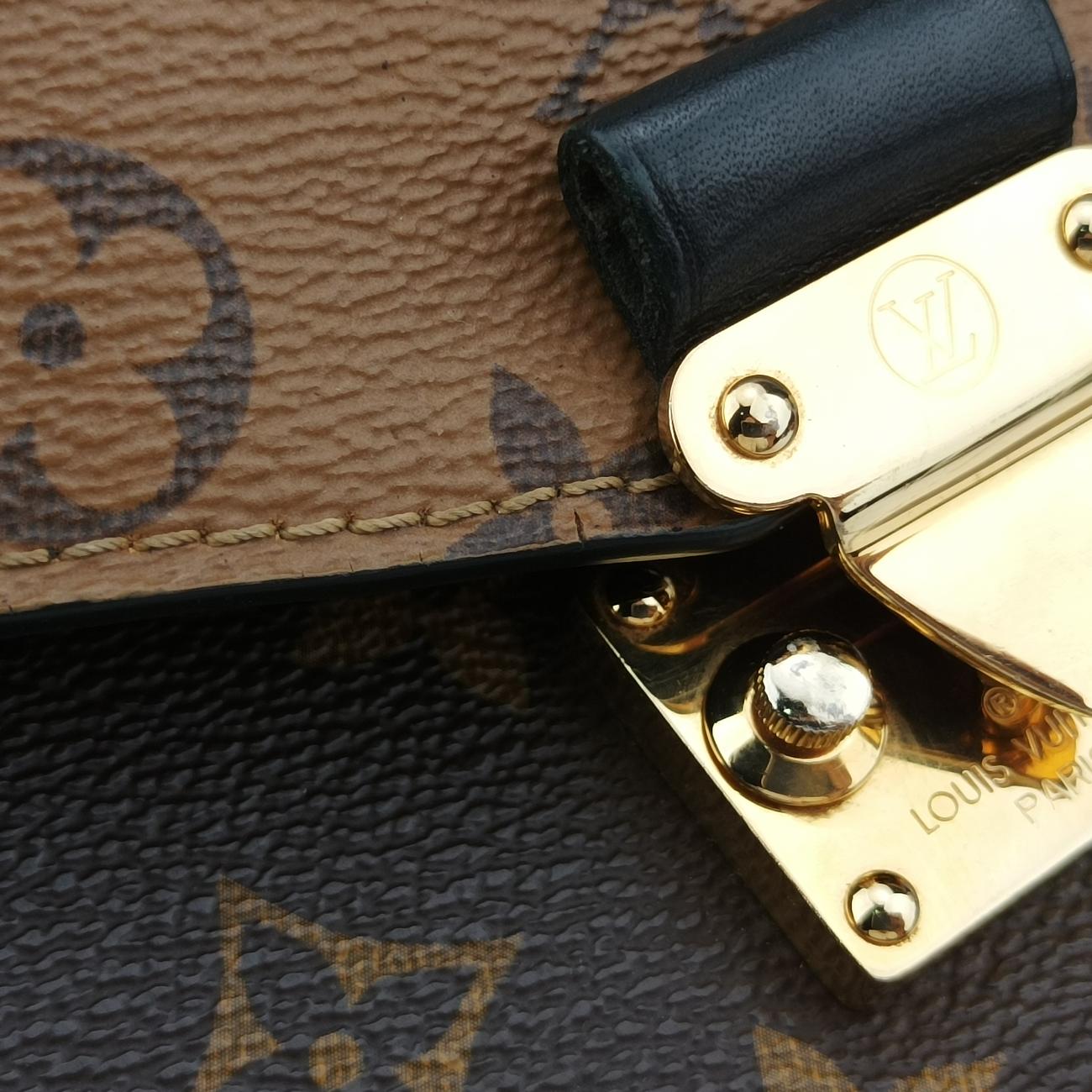 Pre-owned Louis Vuitton Pochette Metis MM Brown Monogram Canvas M44876 shoulderbag | stylenewstar