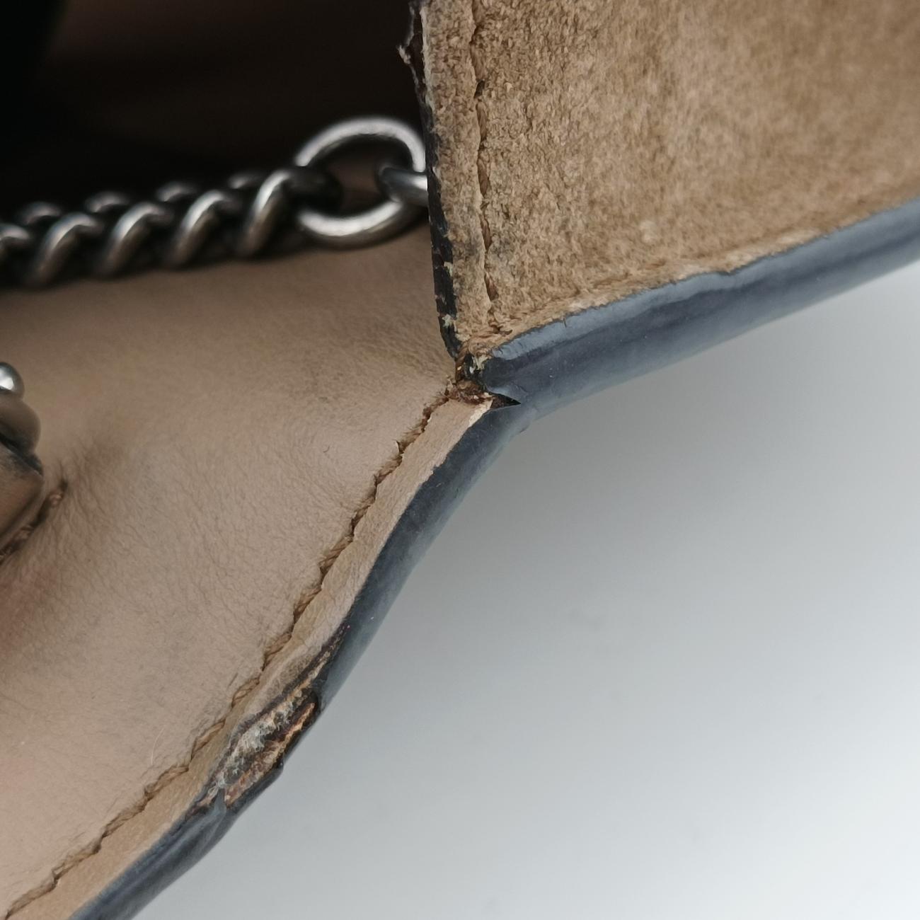 Pre-owned Gucci Dionysus Brown PVC coated canvas 476432 shoulderbag | stylenewstar