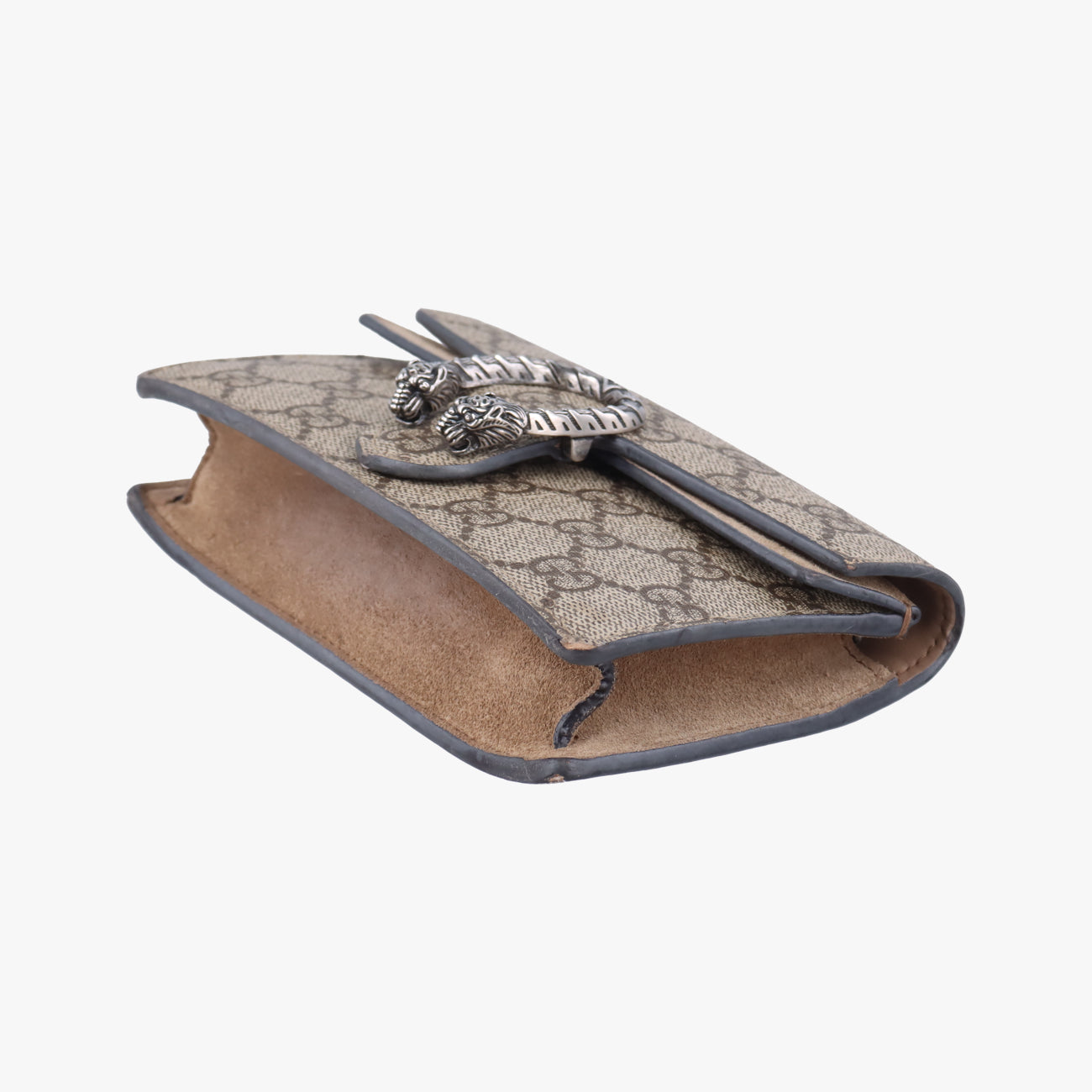 Pre-owned Gucci Dionysus Brown PVC coated canvas 476432 shoulderbag | stylenewstar