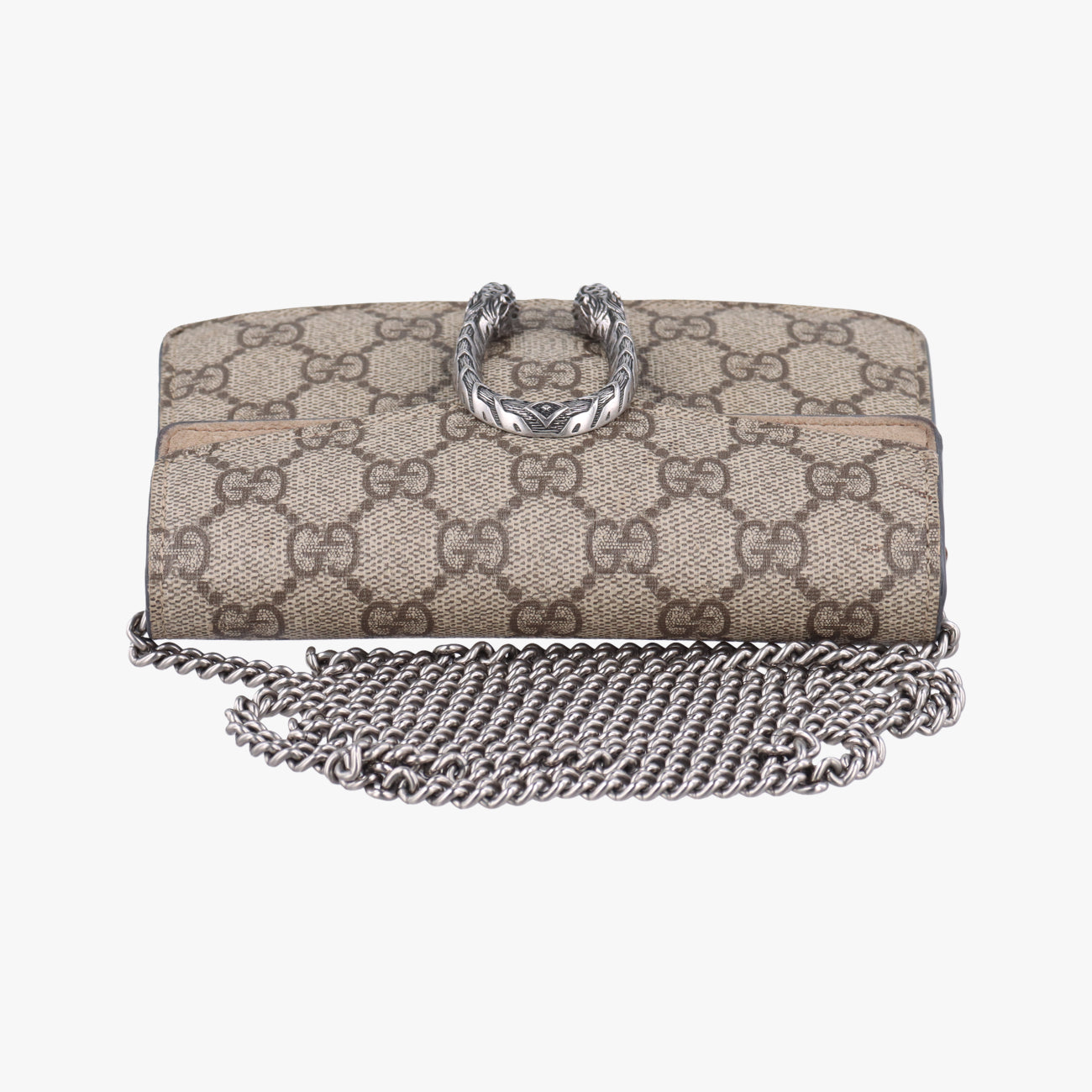 Pre-owned Gucci Dionysus Brown PVC coated canvas 476432 shoulderbag | stylenewstar