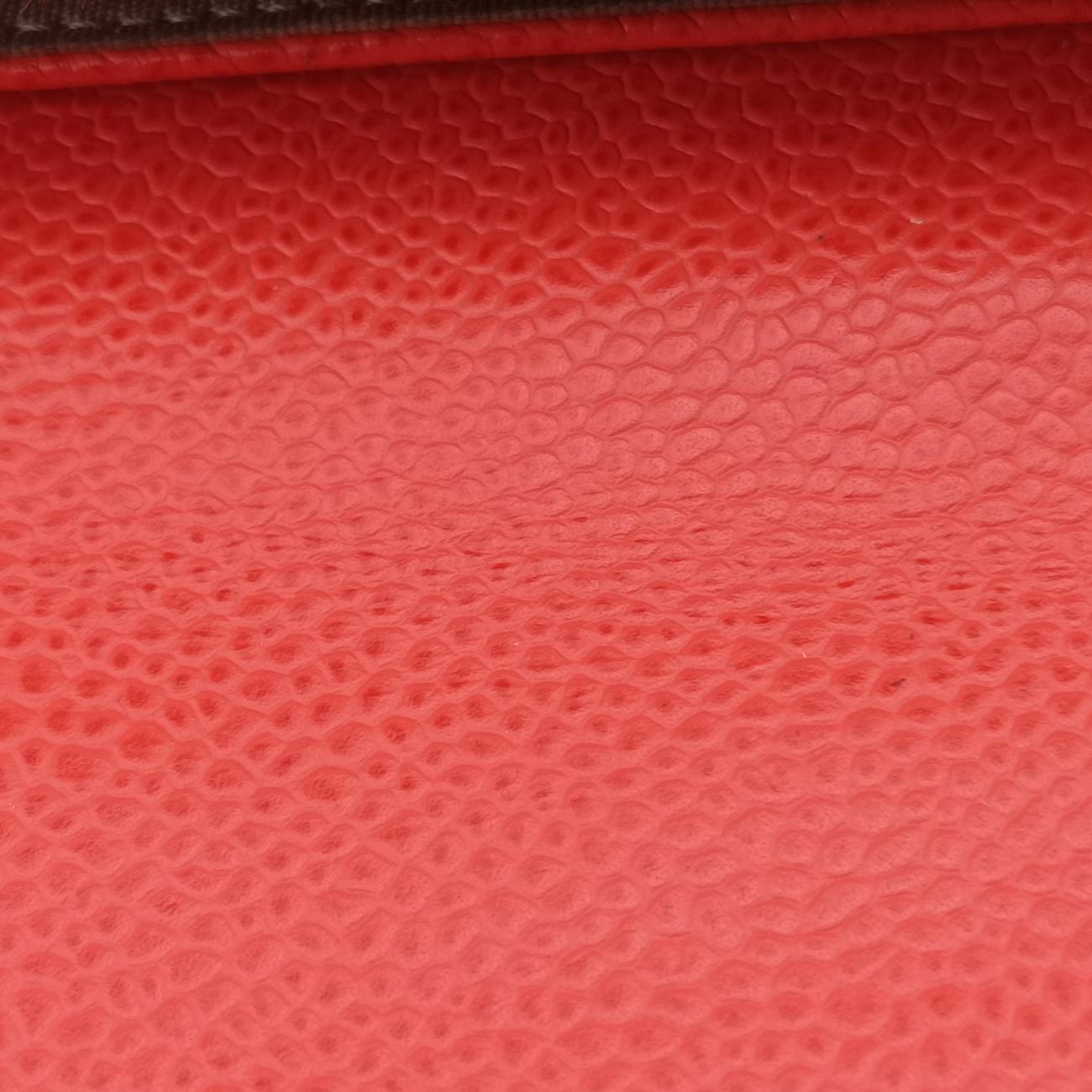 Pre-owned Chanel CC Half Moon Flap Orange Caviar Leather A40033 shoulderbag | stylenewstar