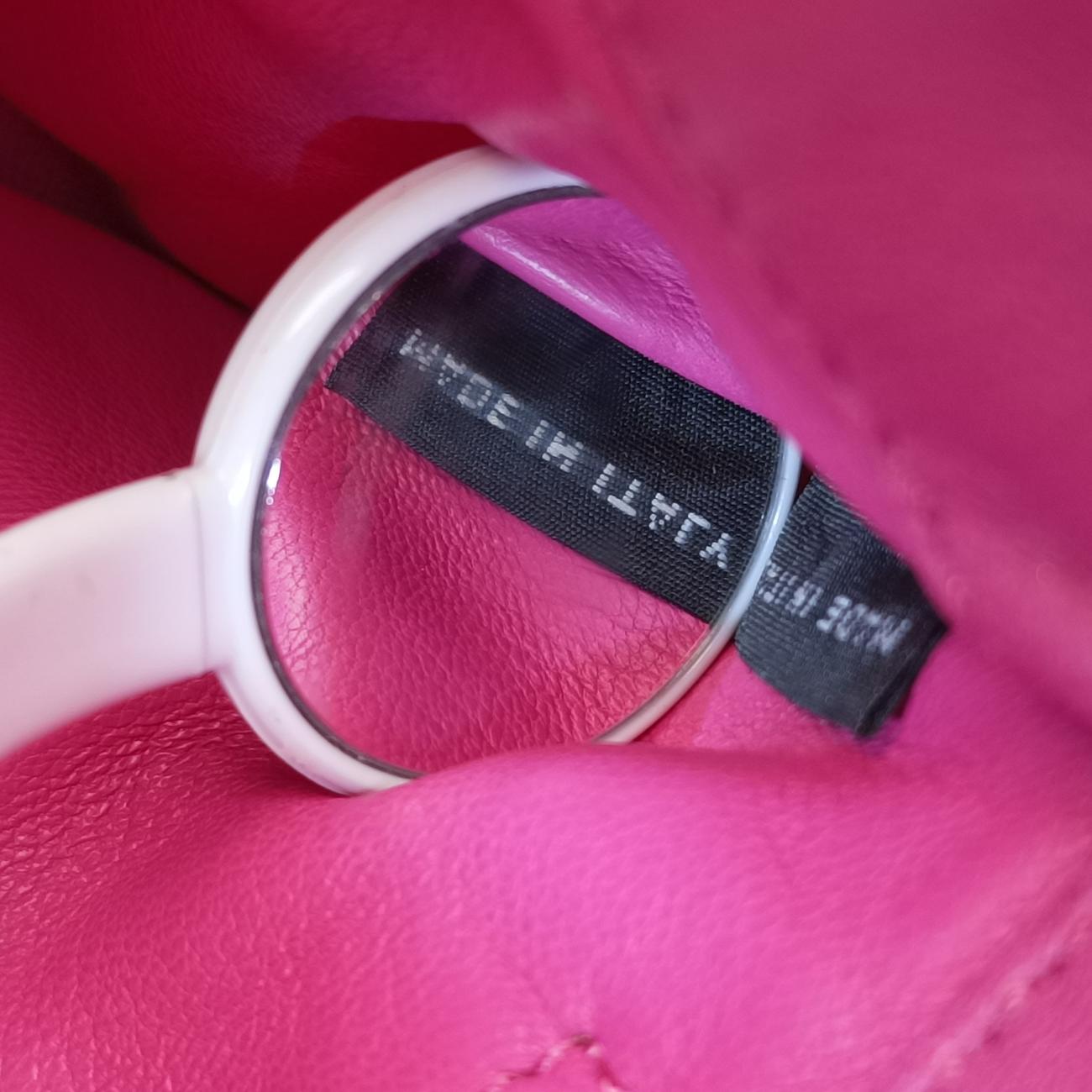 Pre-owned Prada Fuoco Nappa Gaufre Red Nappa Leather 1BD009 shoulderbag | stylenewstar