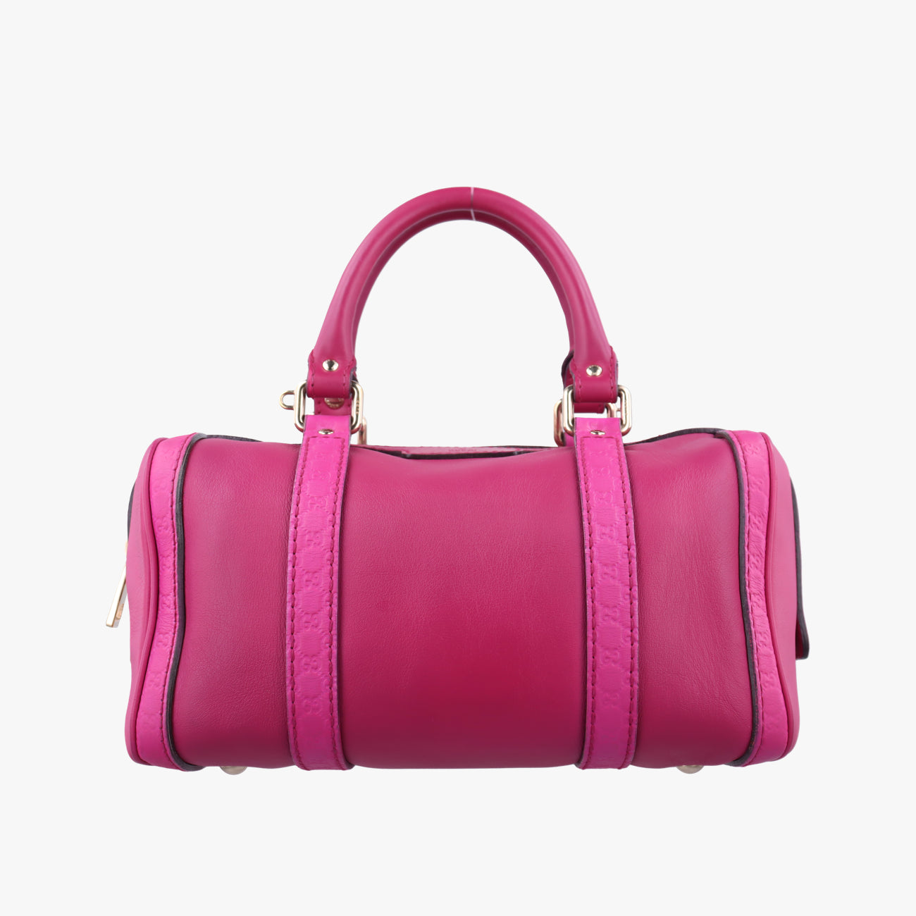 Pre-owned Gucci Sherry Line Pink Leather 269876 handbag | stylenewstar