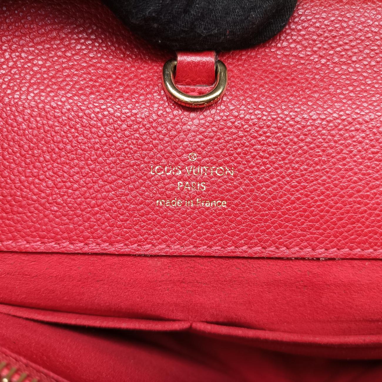 Pre-owned Louis Vuitton Vénus brown×CERISE Monogram Canvas×calf leather M41738 shoulderbag | stylenewstar