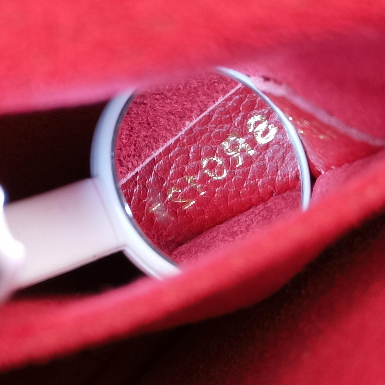 Pre-owned Louis Vuitton Vénus brown×CERISE Monogram Canvas×calf leather M41738 shoulderbag | stylenewstar