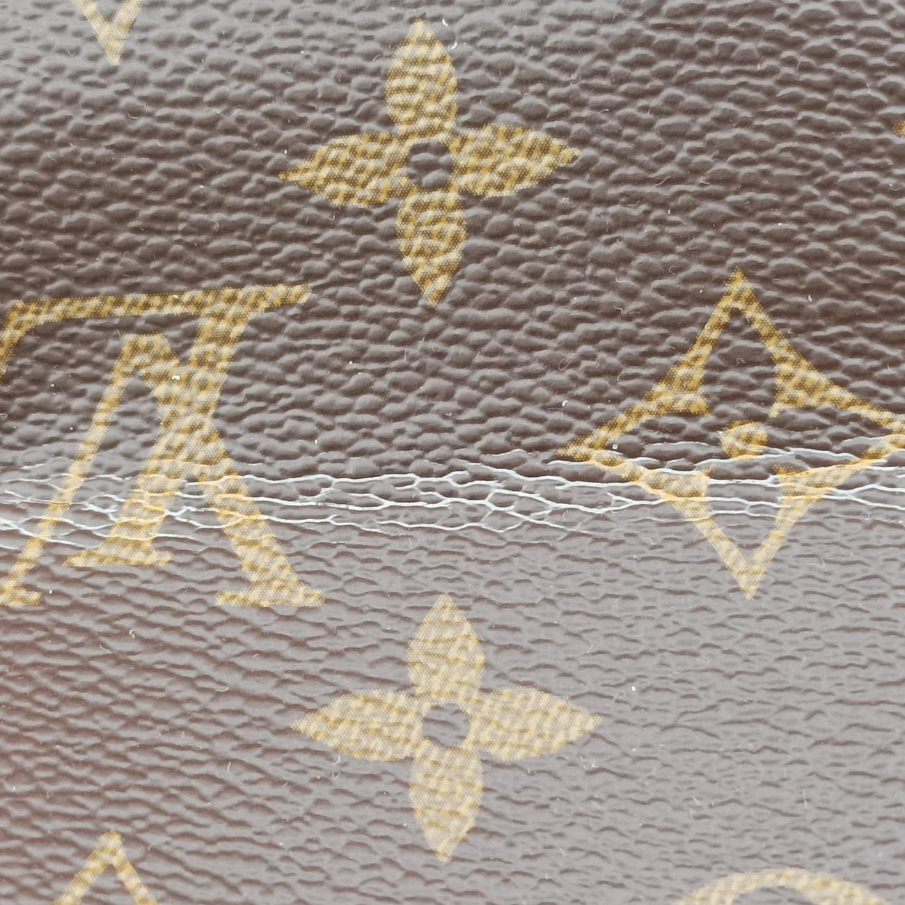Pre-owned Louis Vuitton Vénus brown×CERISE Monogram Canvas×calf leather M41738 shoulderbag | stylenewstar