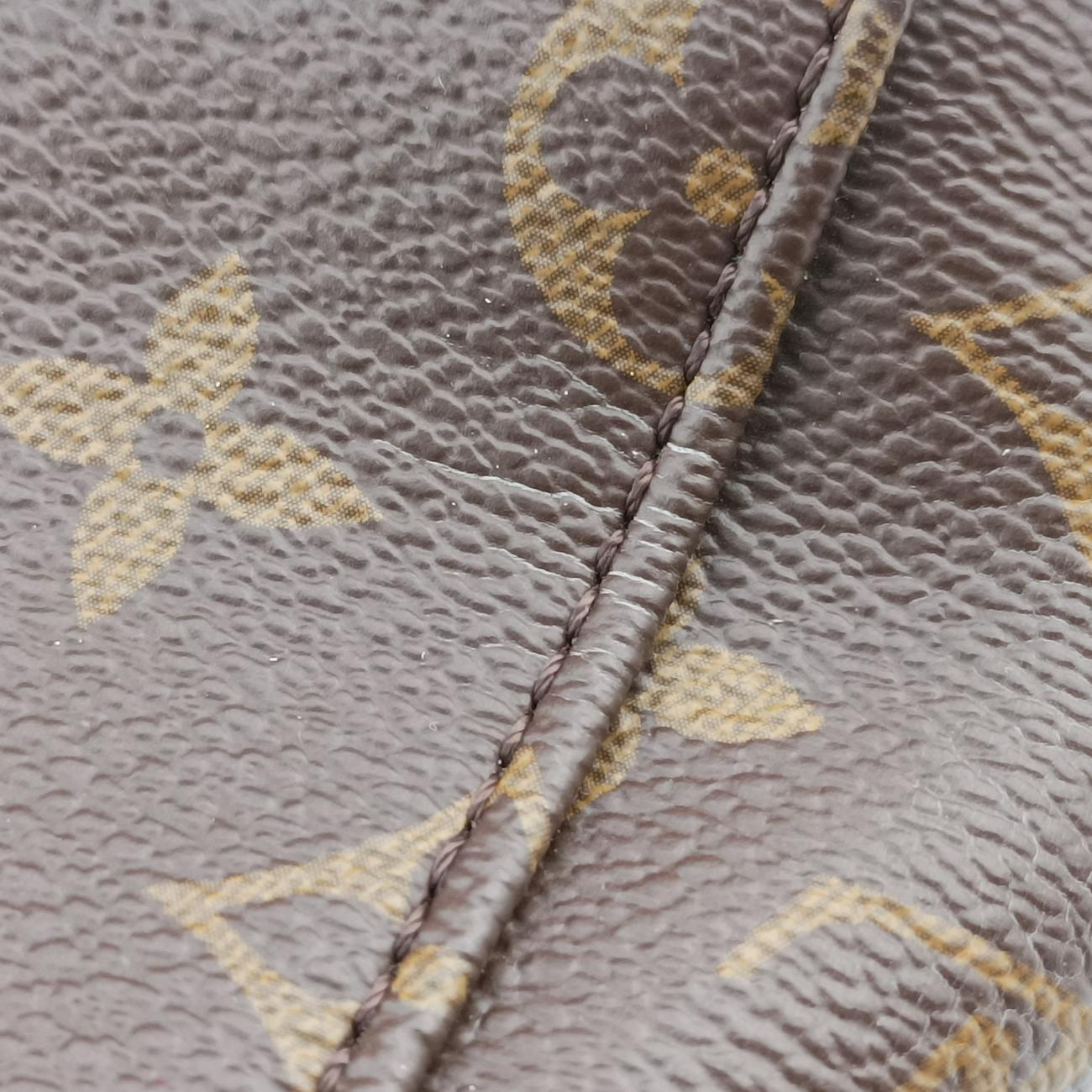 Pre-owned Louis Vuitton Vénus brown×CERISE Monogram Canvas×calf leather M41738 shoulderbag | stylenewstar