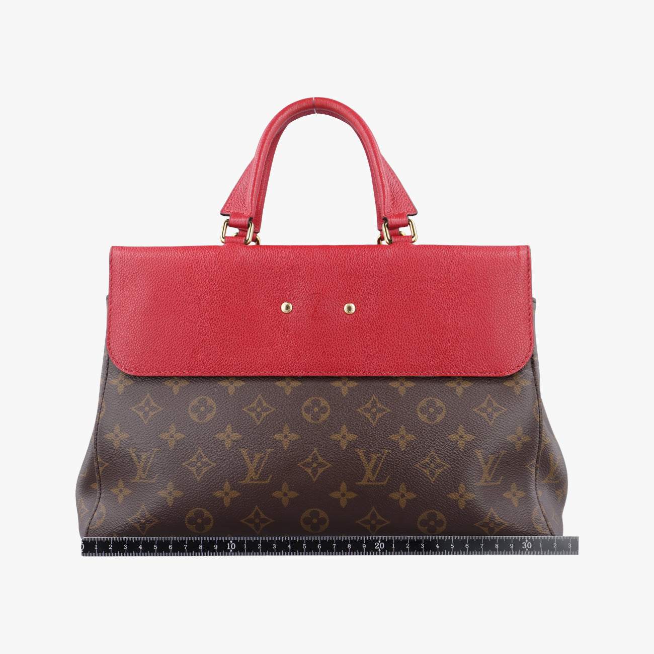 Pre-owned Louis Vuitton Vénus brown×CERISE Monogram Canvas×calf leather M41738 shoulderbag | stylenewstar