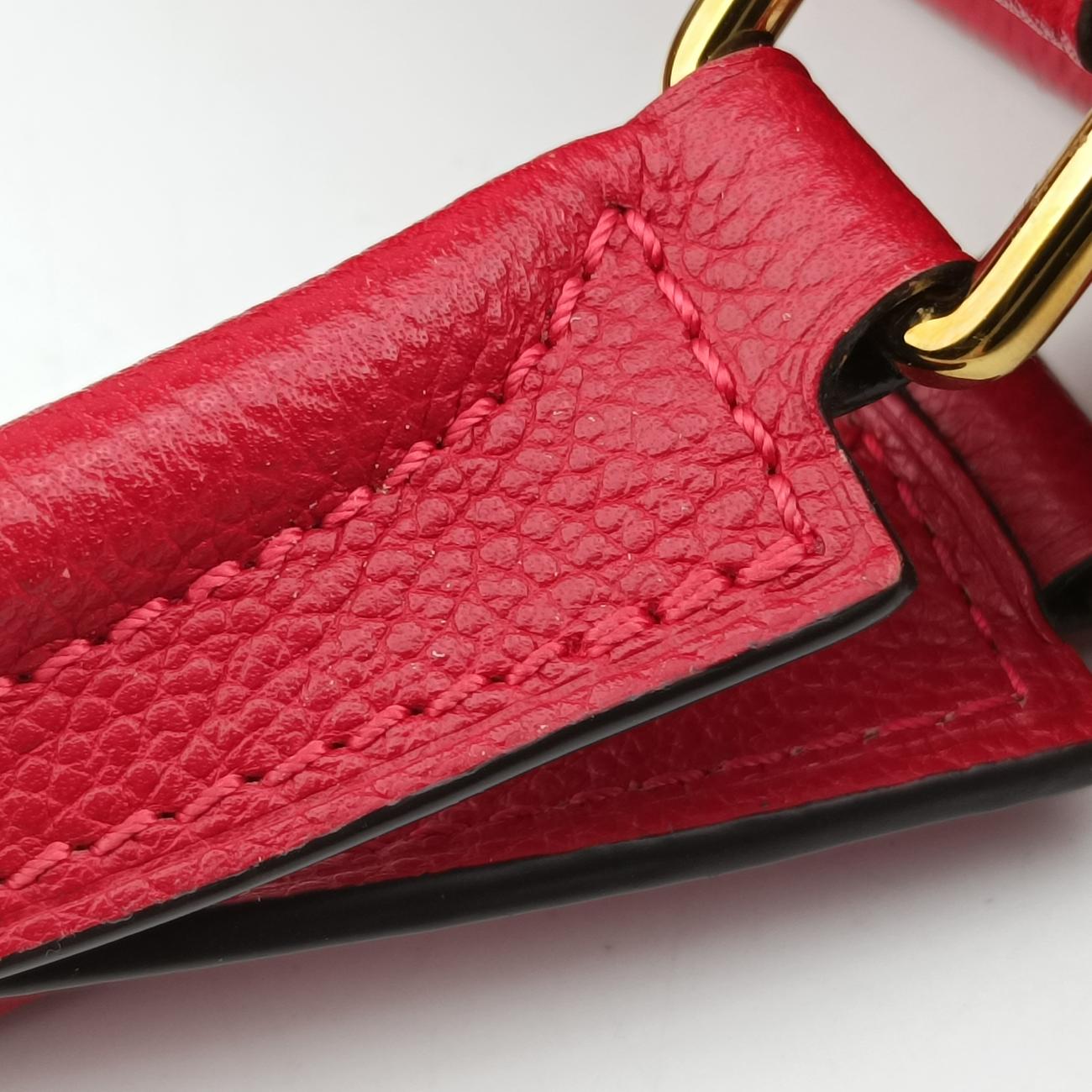 Pre-owned Louis Vuitton Vénus brown×CERISE Monogram Canvas×calf leather M41738 shoulderbag | stylenewstar