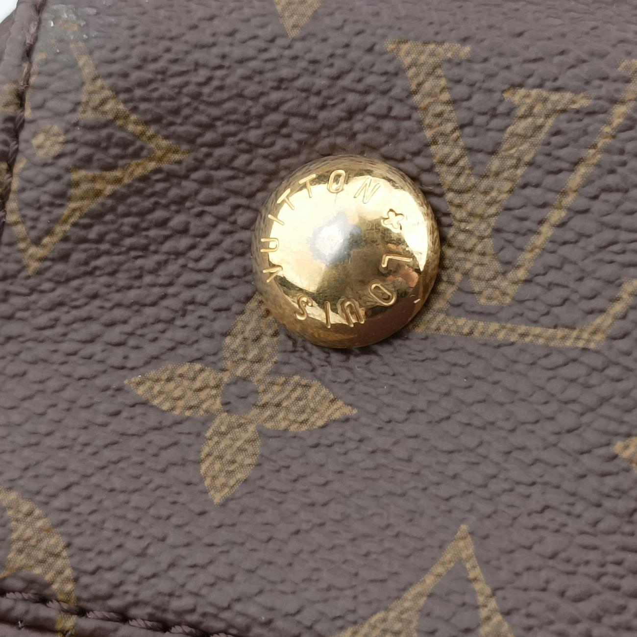 Pre-owned Louis Vuitton Vénus brown×CERISE Monogram Canvas×calf leather M41738 shoulderbag | stylenewstar