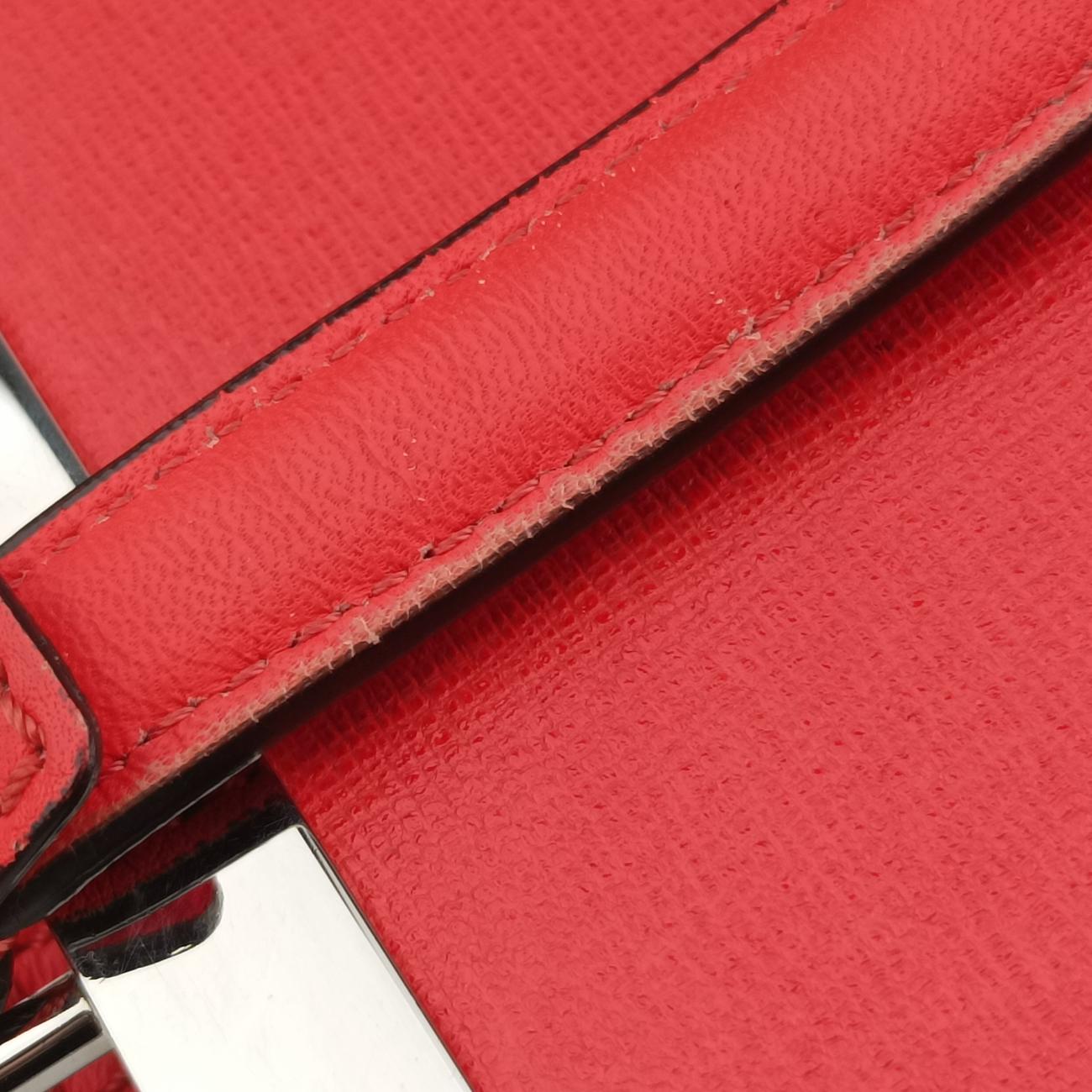 Secondhand Fendi Troisjours Orange Leather 8BH272 handbag | stylenewstar