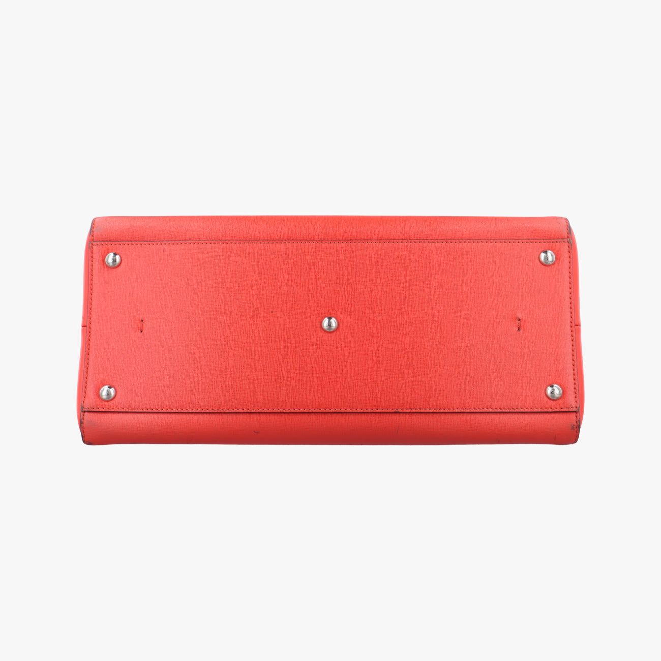 Secondhand Fendi Troisjours Orange Leather 8BH272 handbag | stylenewstar