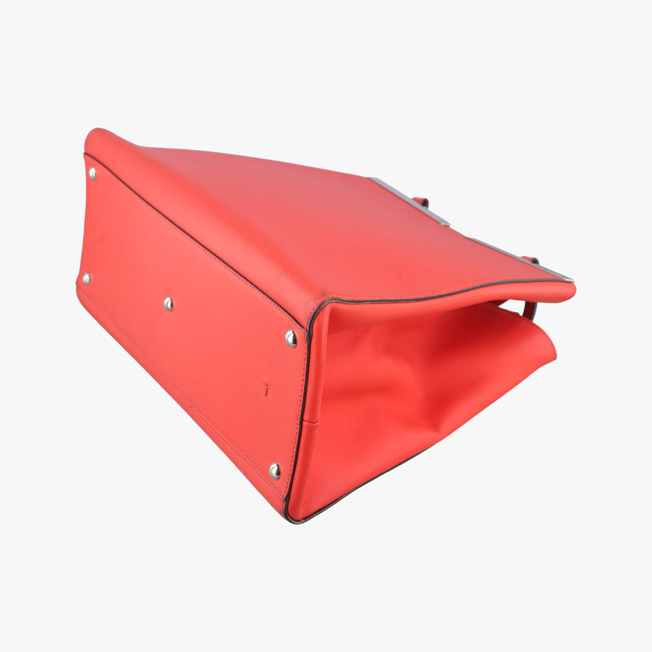 Secondhand Fendi Troisjours Orange Leather 8BH272 handbag | stylenewstar