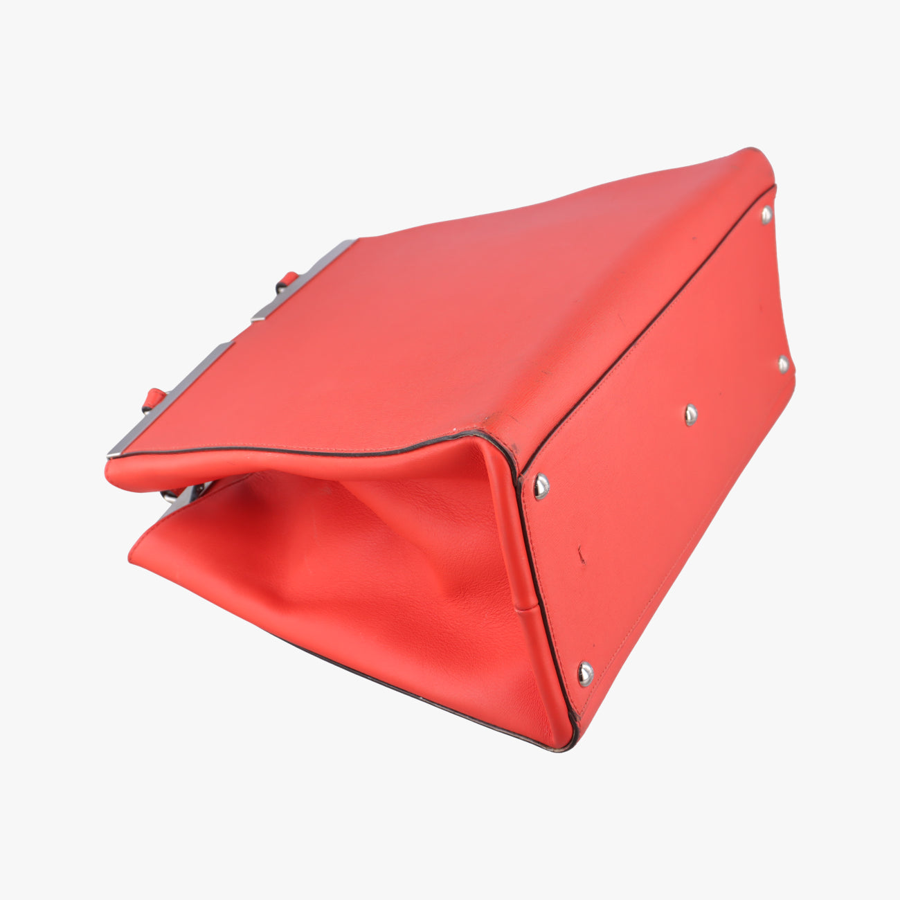 Secondhand Fendi Troisjours Orange Leather 8BH272 handbag | stylenewstar