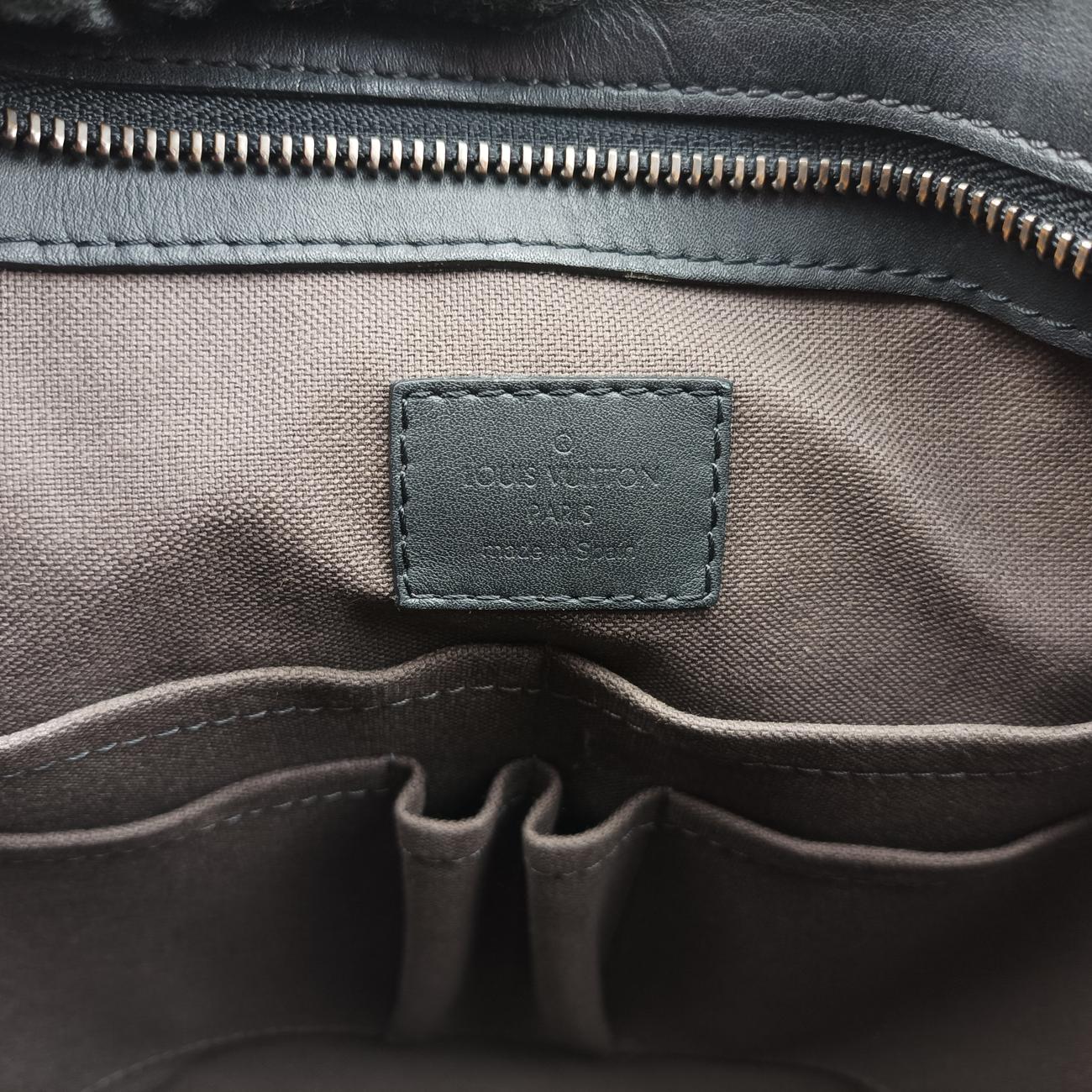 Pre-owned Louis Vuitton TADAO PM Noir Damier Graphite N51192 shoulderbag | stylenewstar