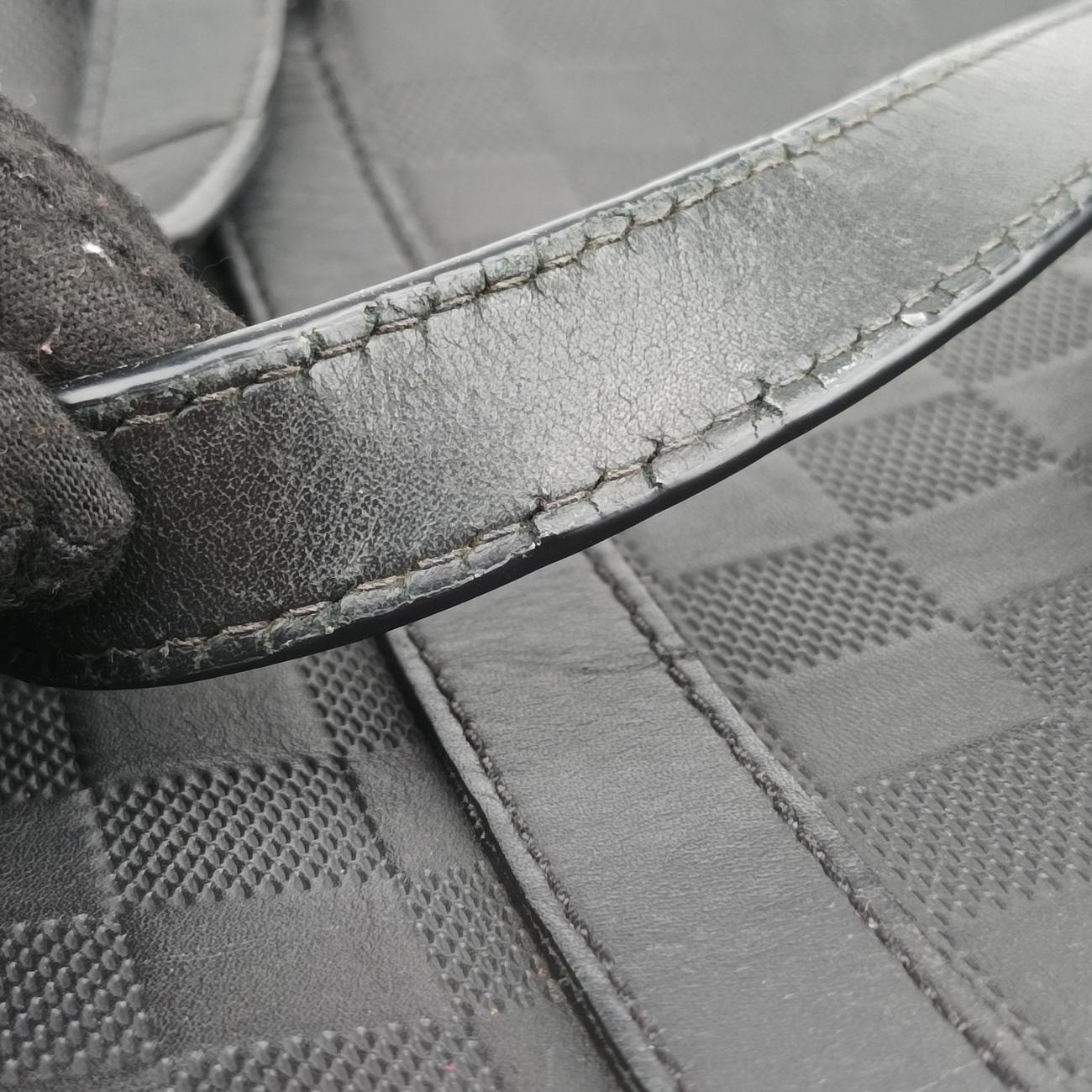 Pre-owned Louis Vuitton TADAO PM Noir Damier Graphite N51192 shoulderbag | stylenewstar