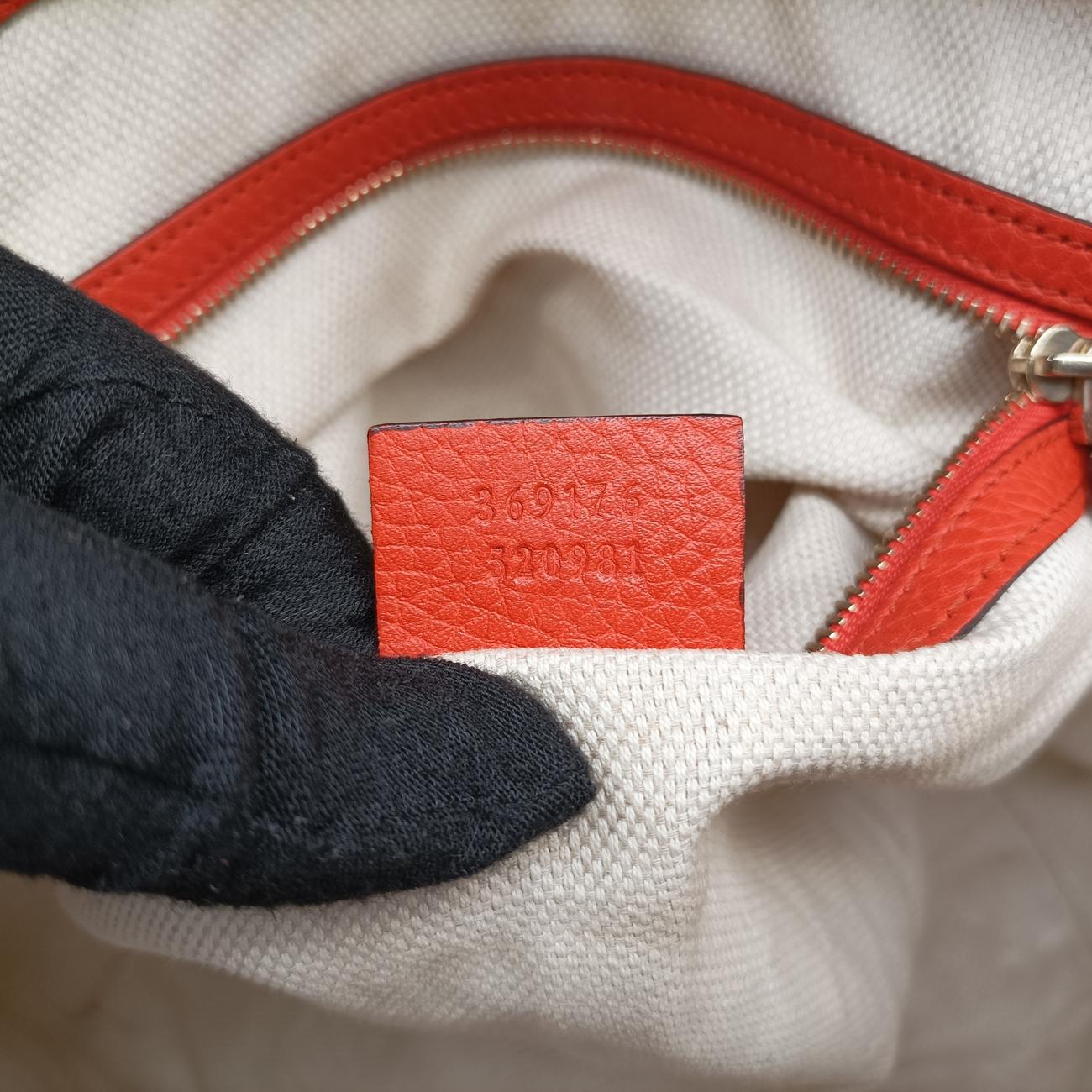 Pre-owned Gucci Soho Orange Leather 369176 shoulderbag | stylenewstar