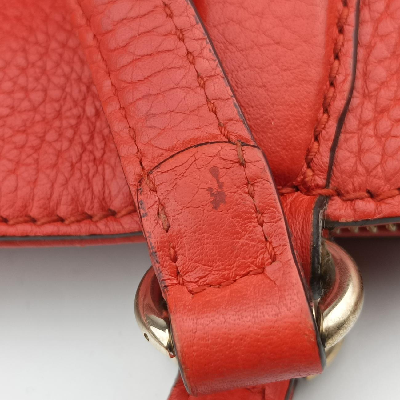 Pre-owned Gucci Soho Orange Leather 369176 shoulderbag | stylenewstar
