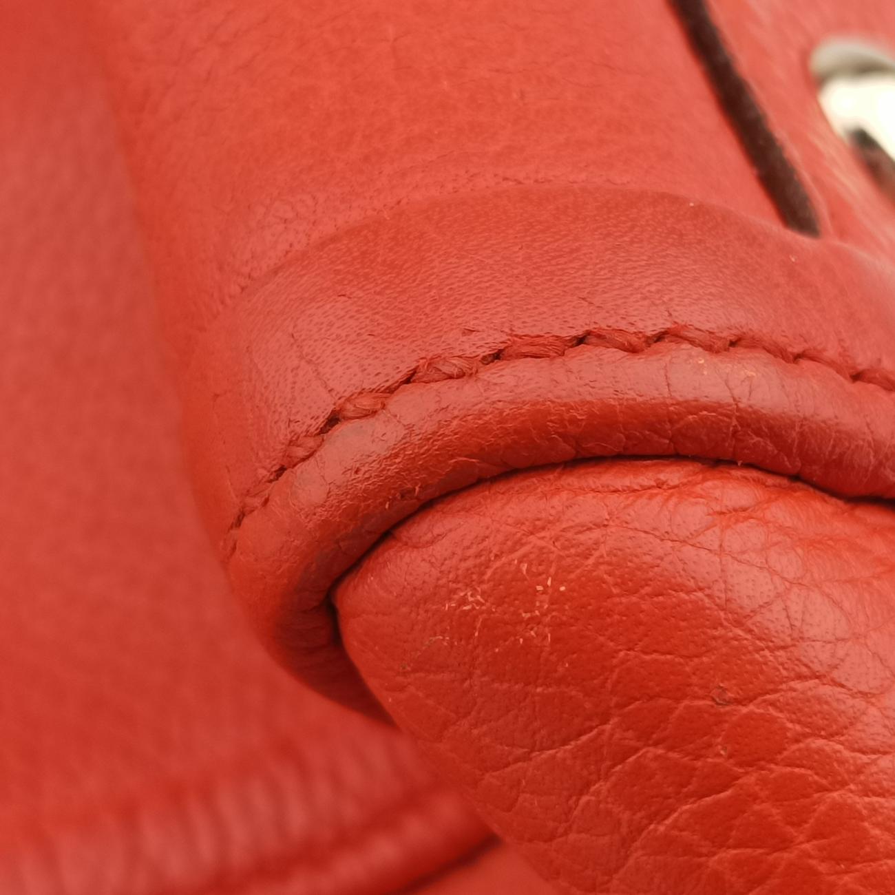 Pre-owned Gucci Soho Orange Leather 369176 shoulderbag | stylenewstar