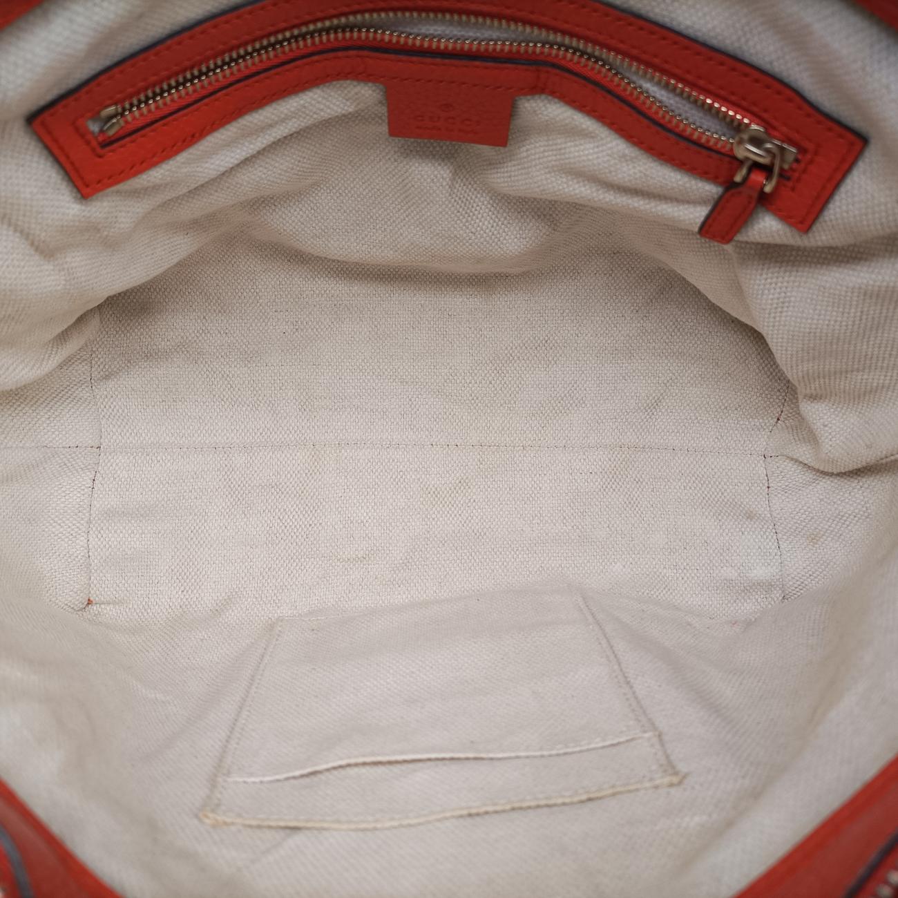 Pre-owned Gucci Soho Orange Leather 369176 shoulderbag | stylenewstar