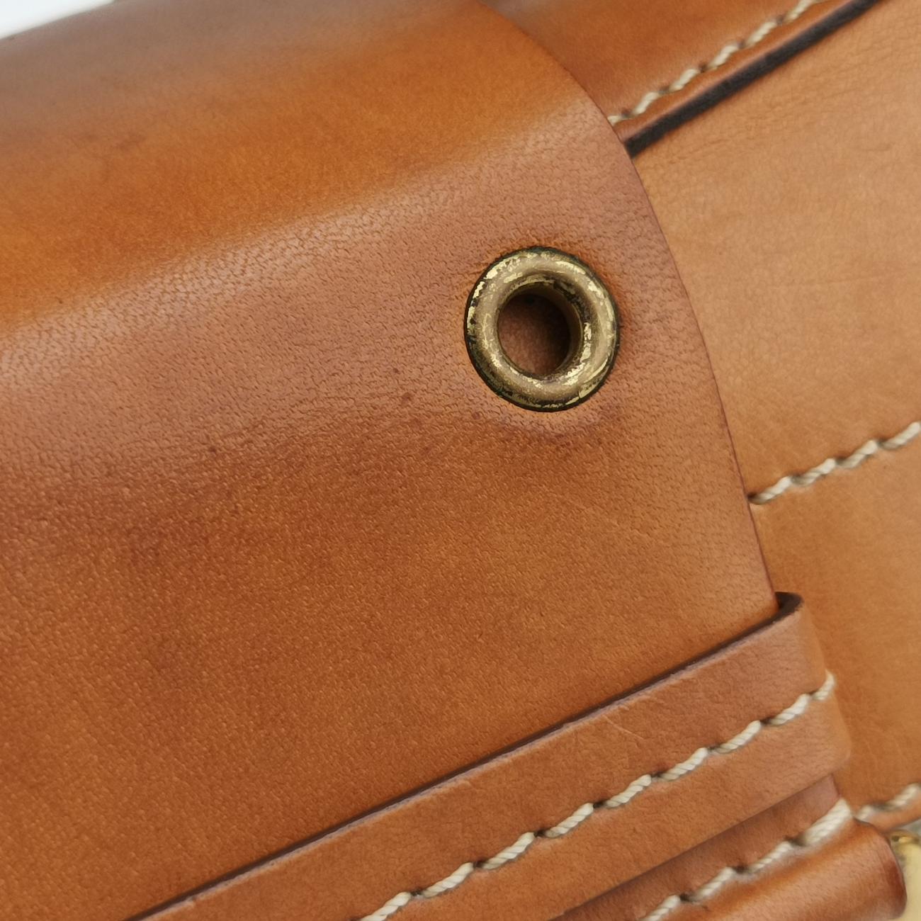 Pre-owned Christian Dior Street Chic Columbus Cargo Beige×brown Canvas×leather  handbag | stylenewstar