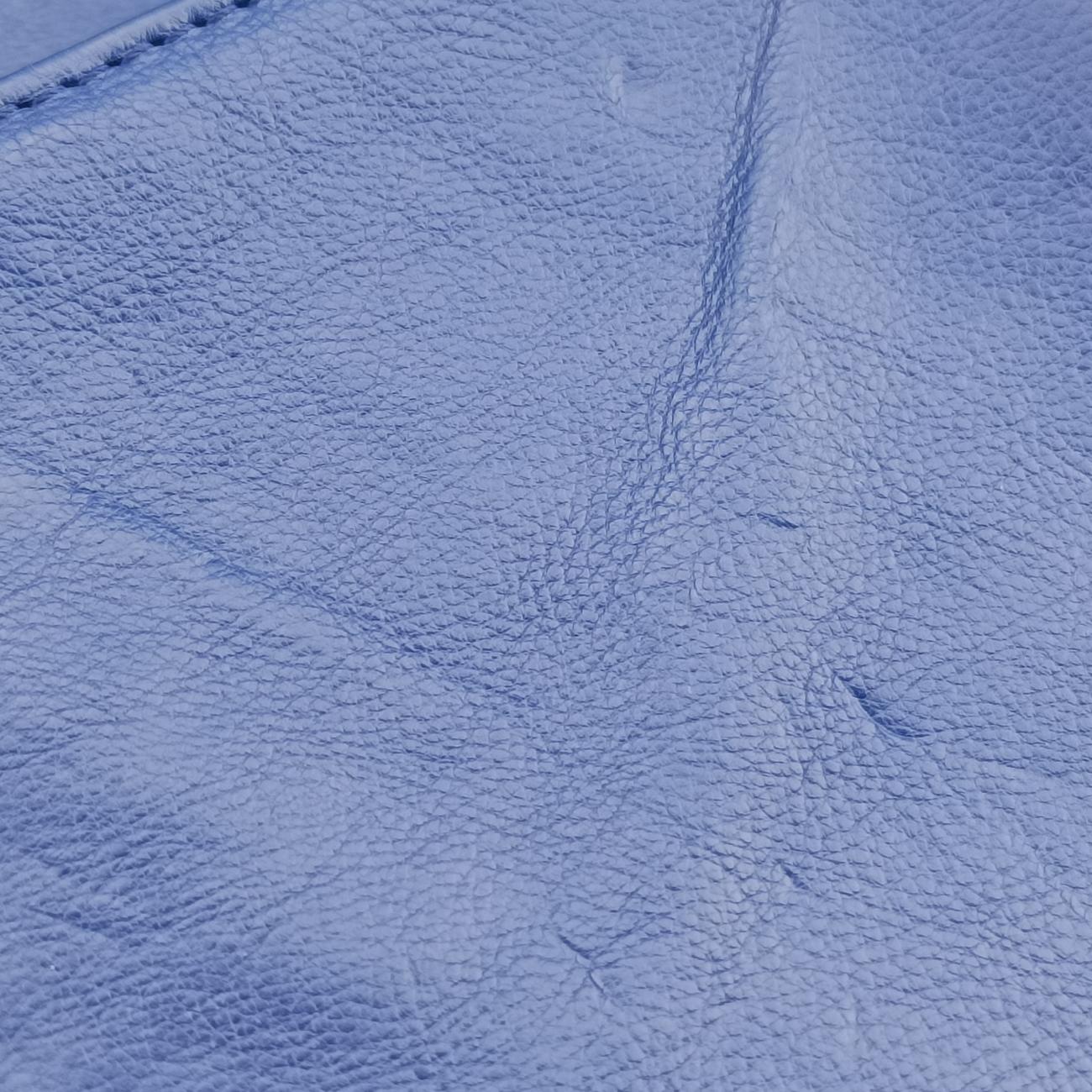 Pre-owned Chanel BOY CHANEL Blue leather A67087 shoulderbag | stylenewstar