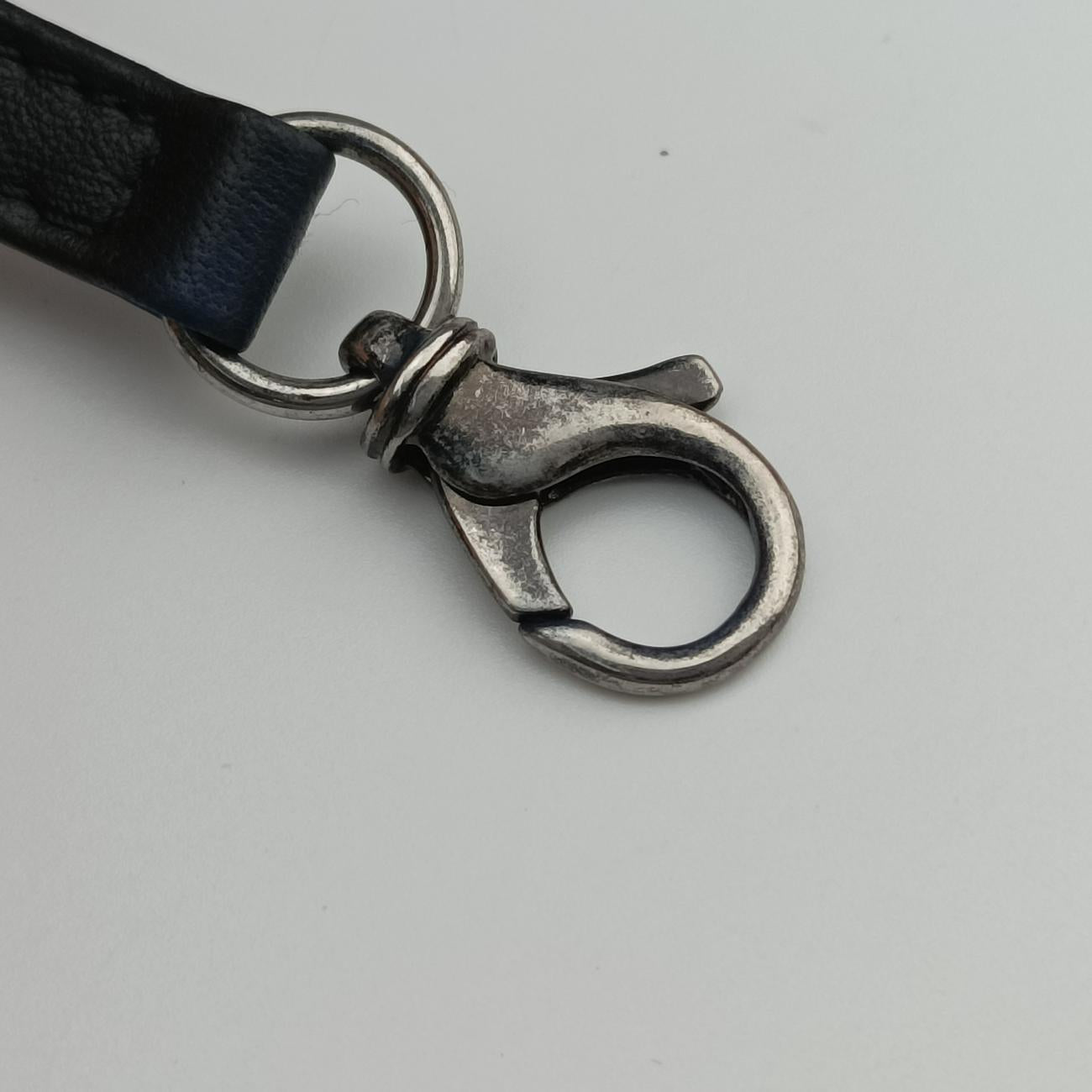 Pre-owned Chanel BOY CHANEL Blue leather A67087 shoulderbag | stylenewstar